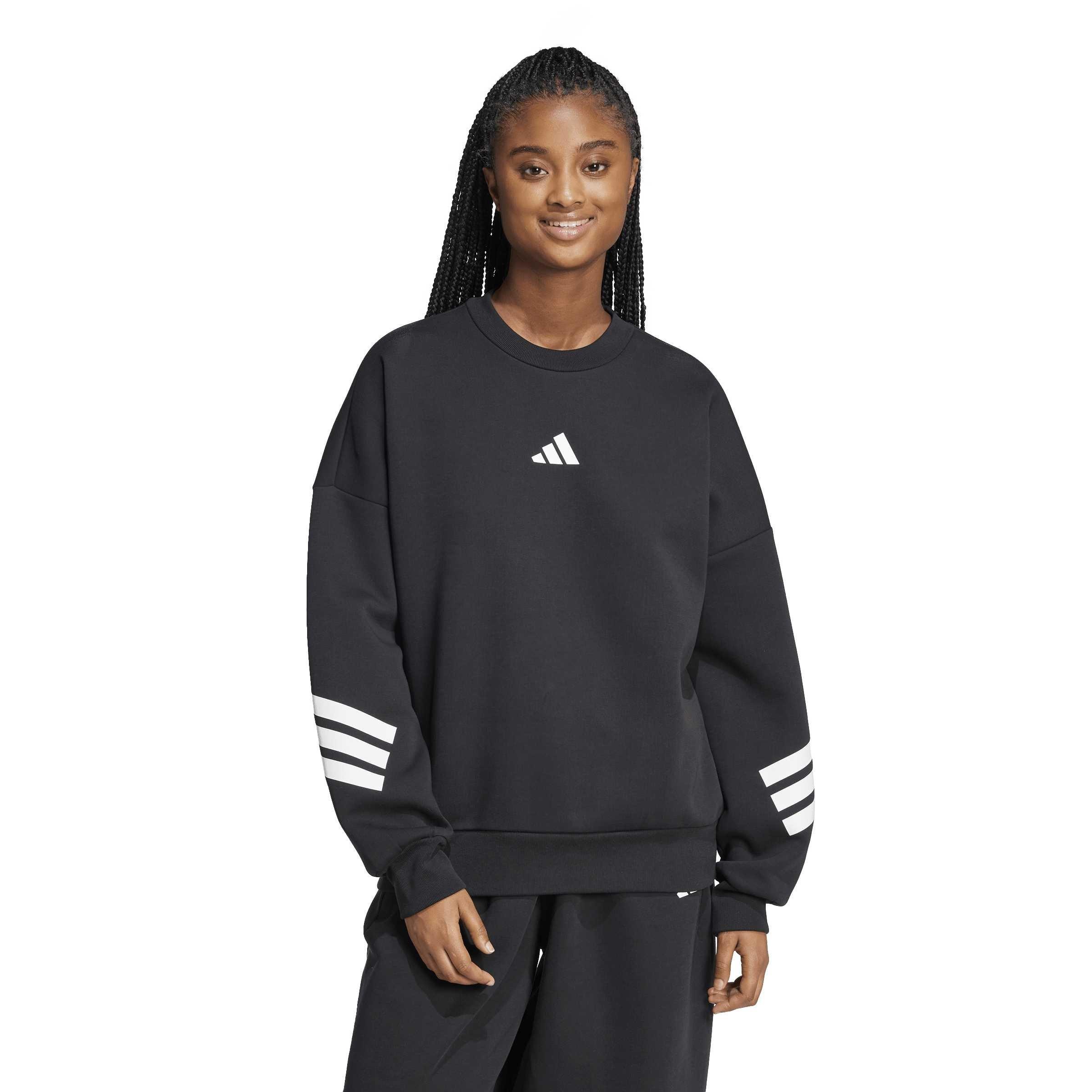 Black - adidas - Women's Crew-Neck Sweatshirt - 2