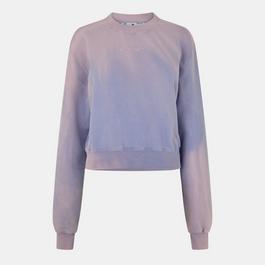 Off White Women's  Cropped Crew-Neck Sweater