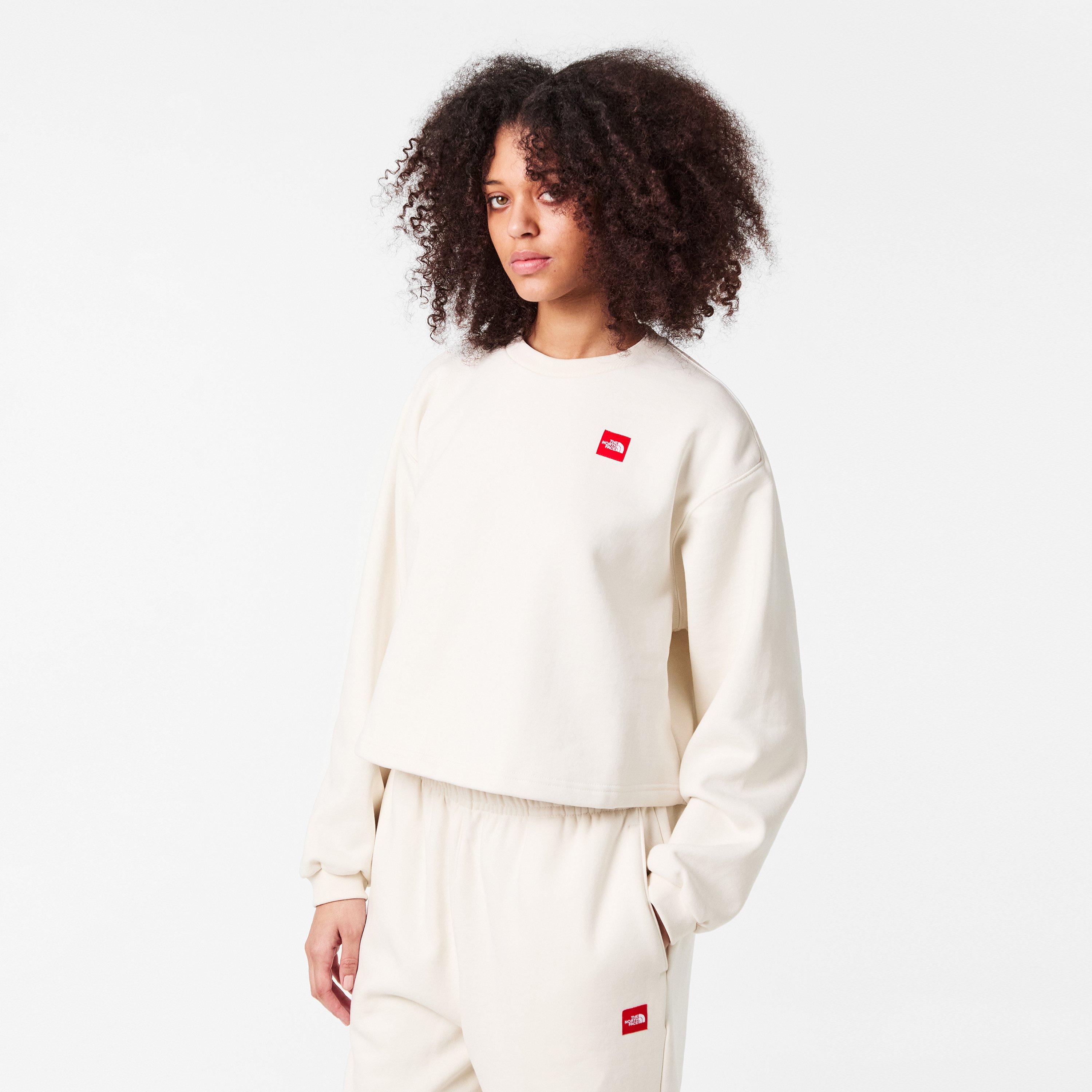 White Dune - The North Face - Women's Redbox Relaxed Fit Crew Sweatshirt - 3