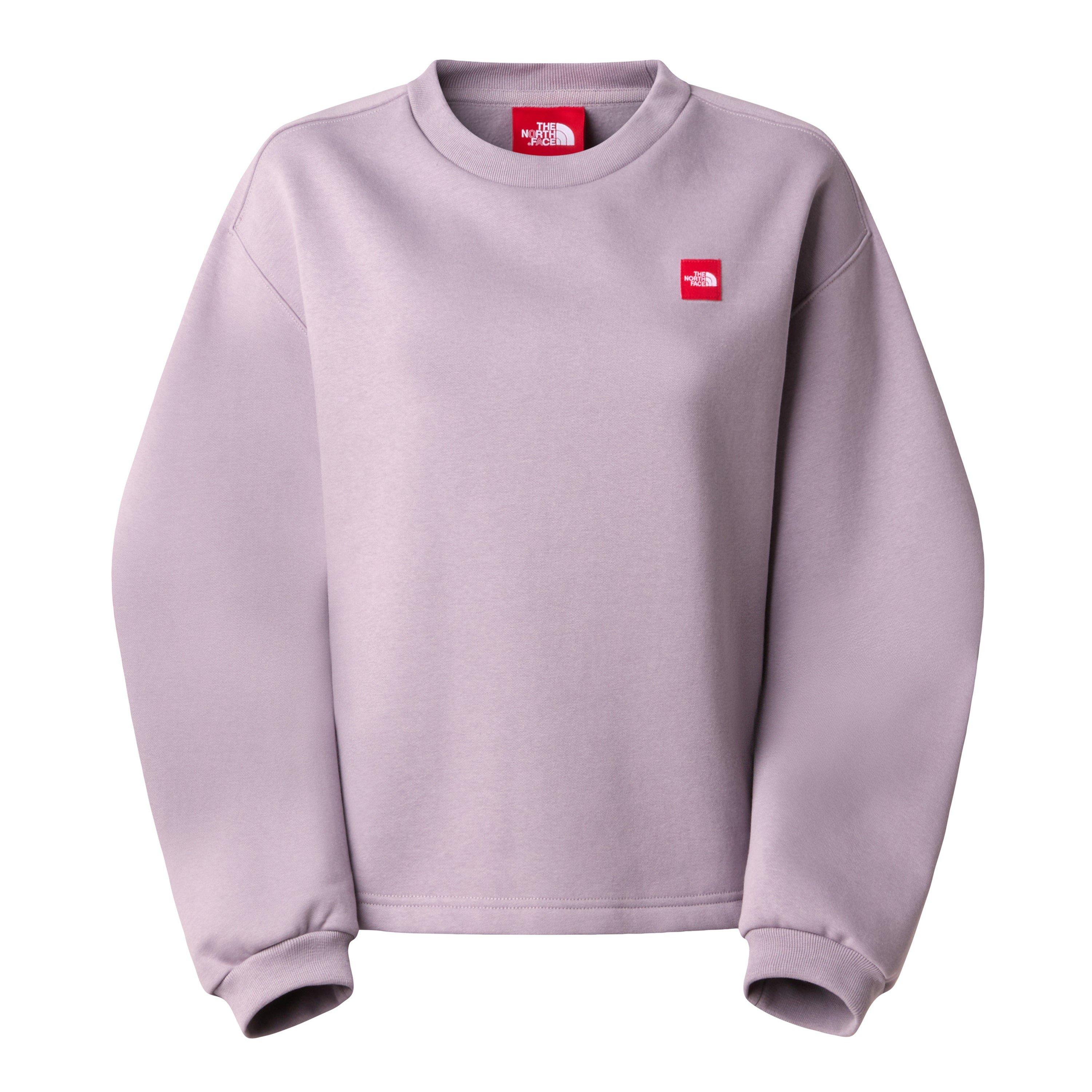 The North Face Women's Redbox Relaxed Fit Crew Sweatshirt - Trans Grey - Size 10 (S)