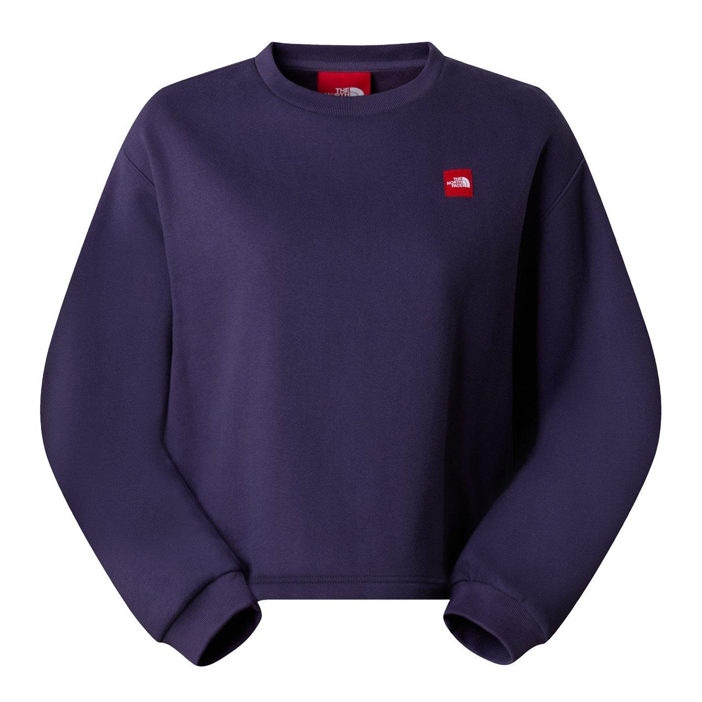 The North Face Women's Redbox Relaxed Fit Crew Sweatshirt - Eternal Purple - Size 10 (S)