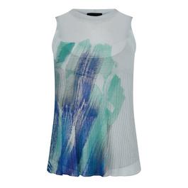 Emporio Armani Abstract Graphic Knitted Top