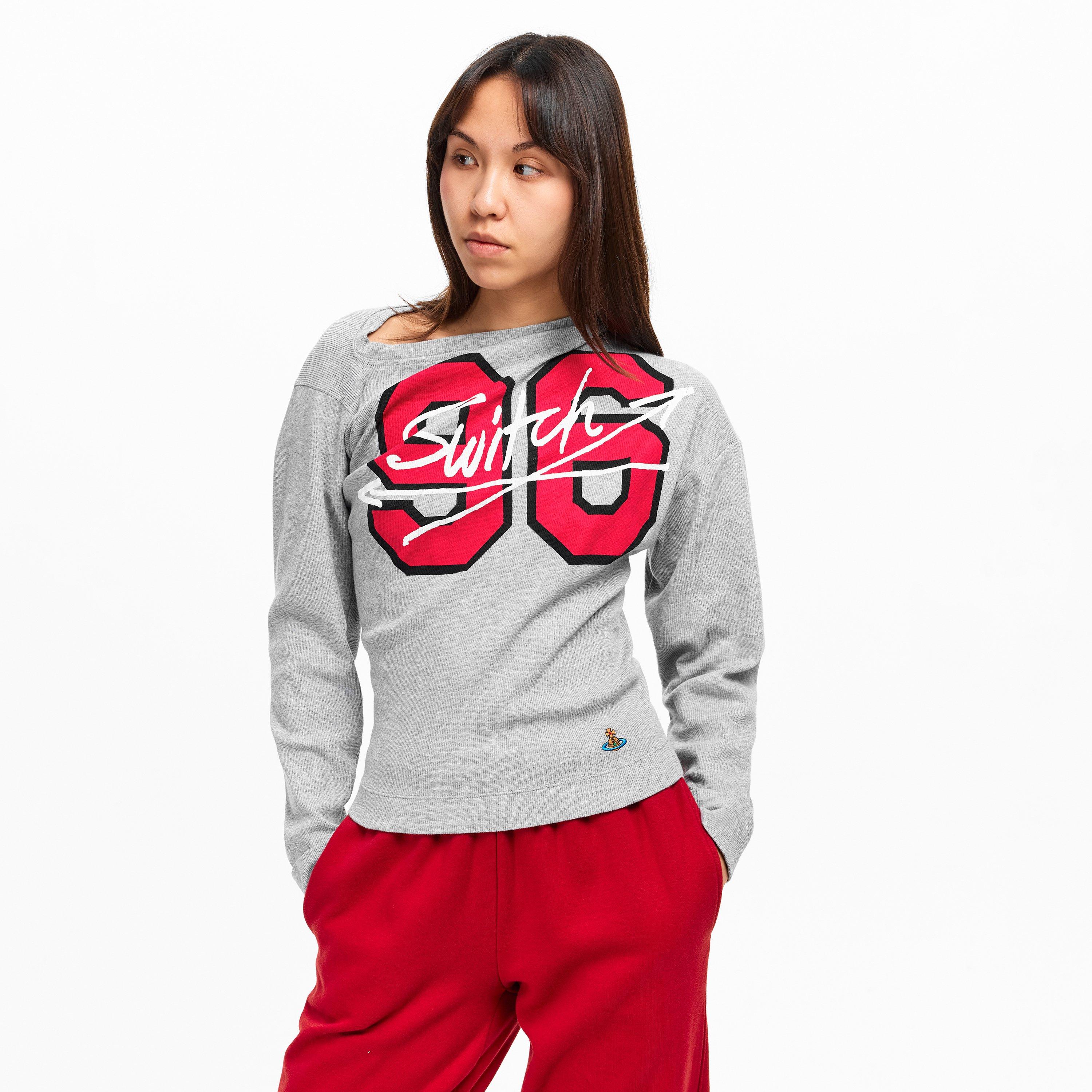 Grey - Vivienne Westwood - Viv Switch LS Tee Ld54 - 3