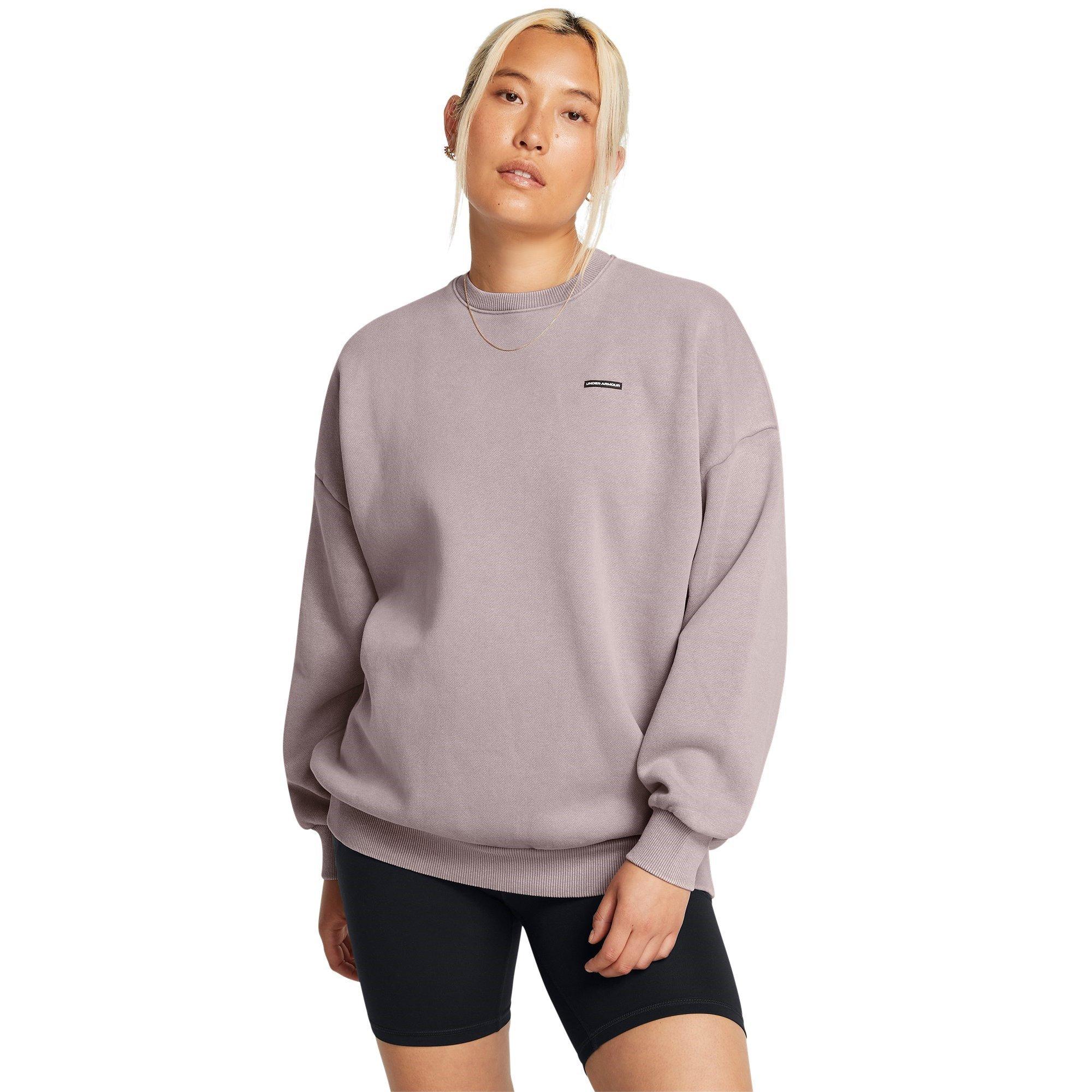 Grey - Under Armour - Icon Crew Sweatshirt - 3