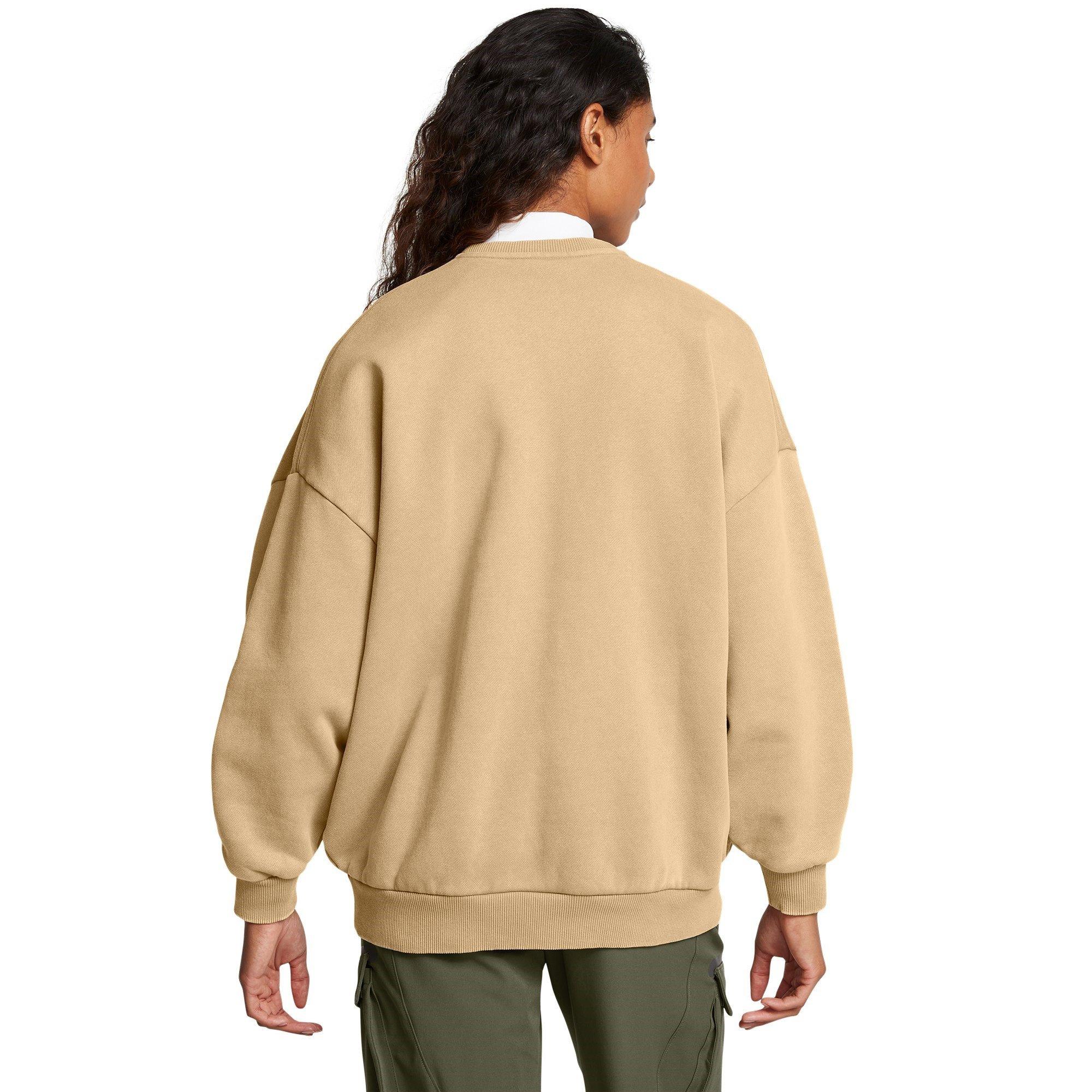 Brown - Under Armour - Women's Icon Crew Sweatshirt - 4