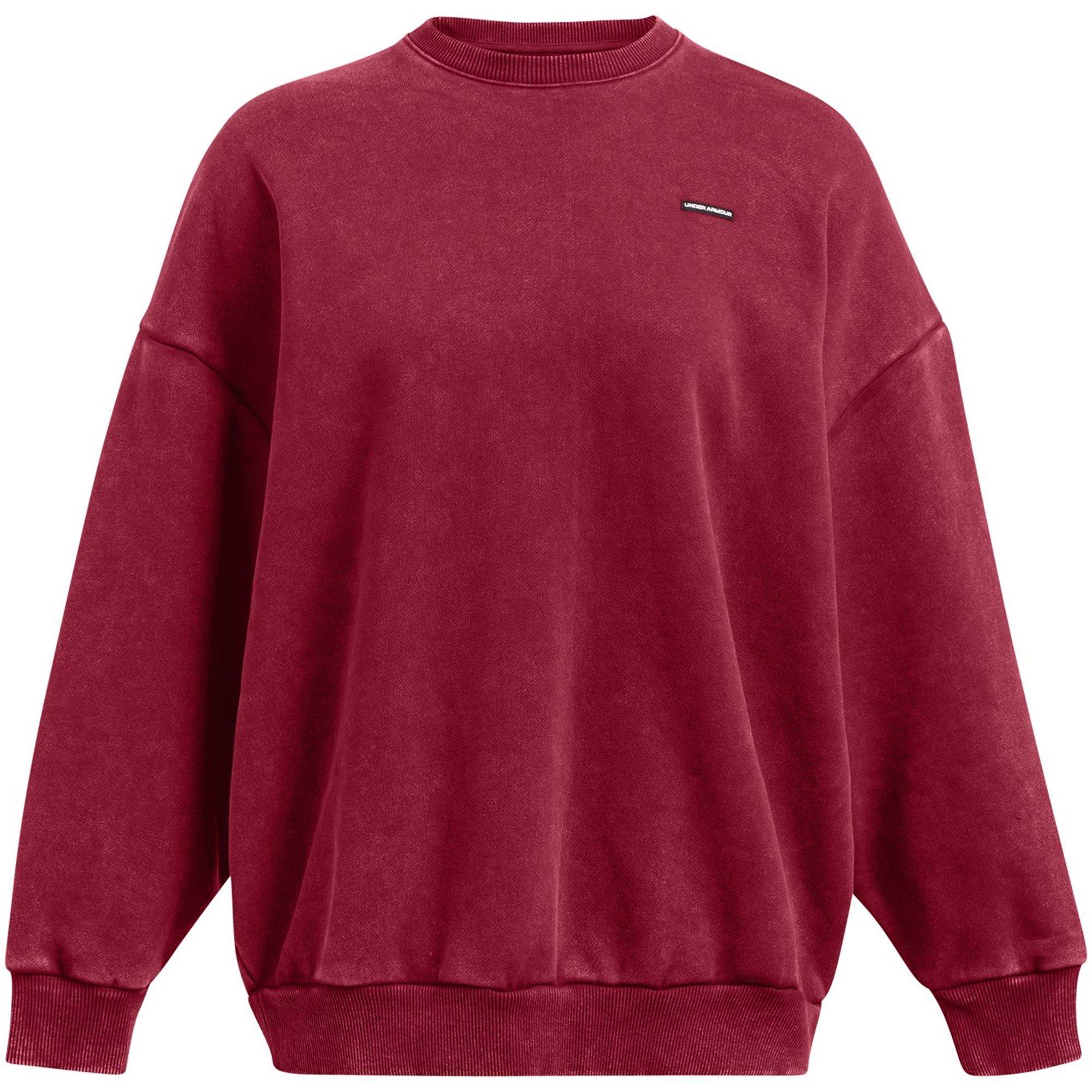 Under Armour Women's Icon Crew Sweatshirt - Red - 8 (XS)