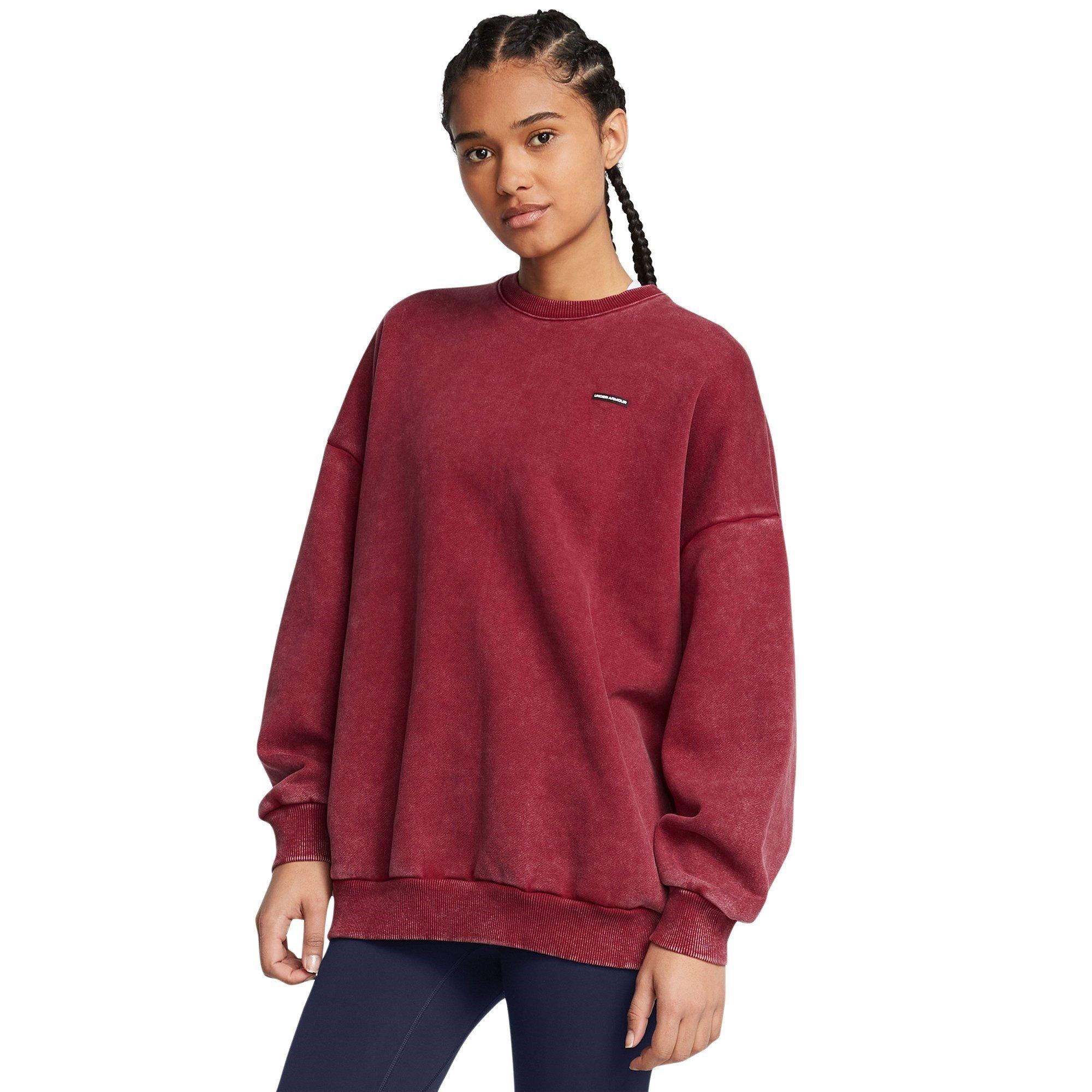 Red - Under Armour - Women's Icon Crew Sweatshirt - 3
