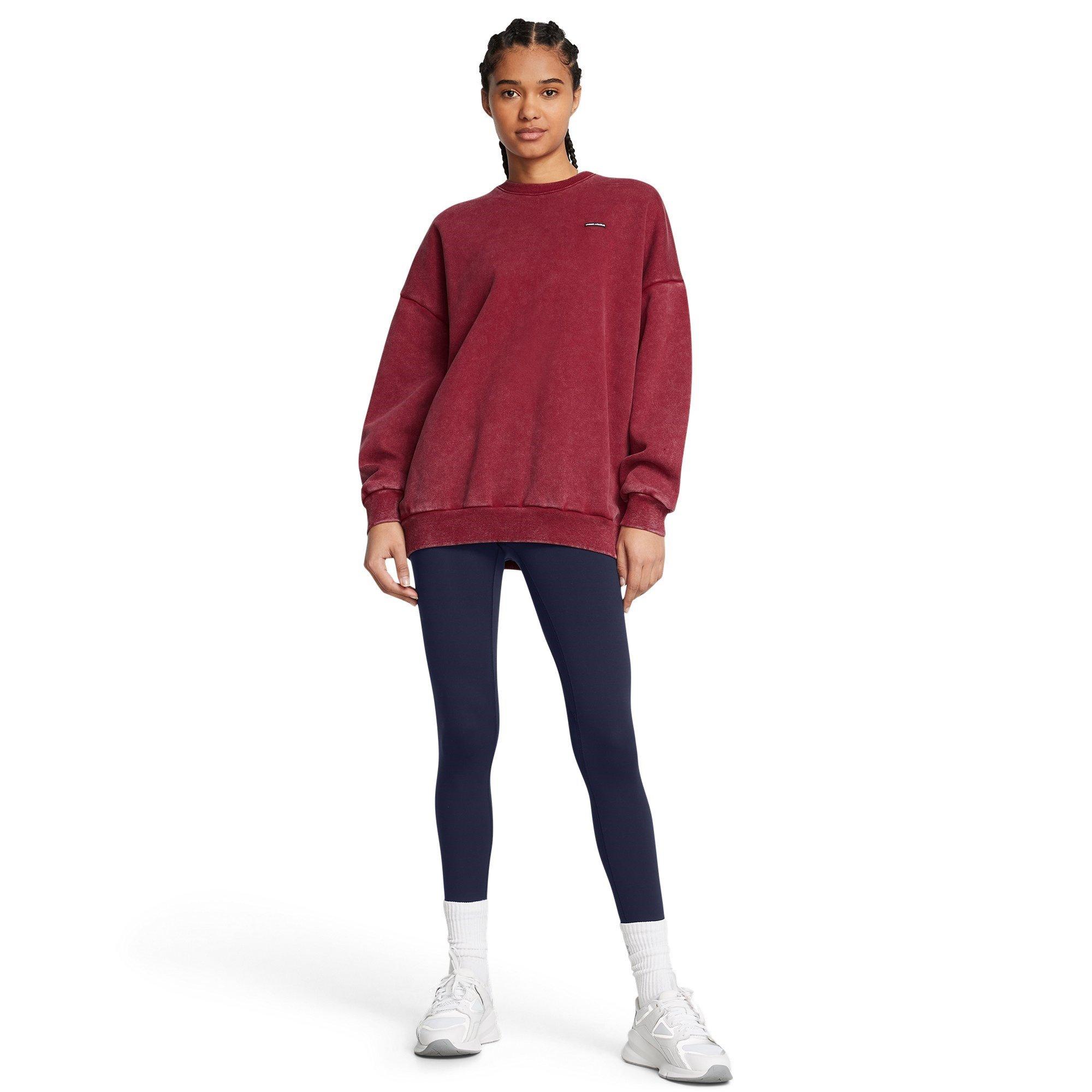 Red - Under Armour - Women's Icon Crew Sweatshirt - 6