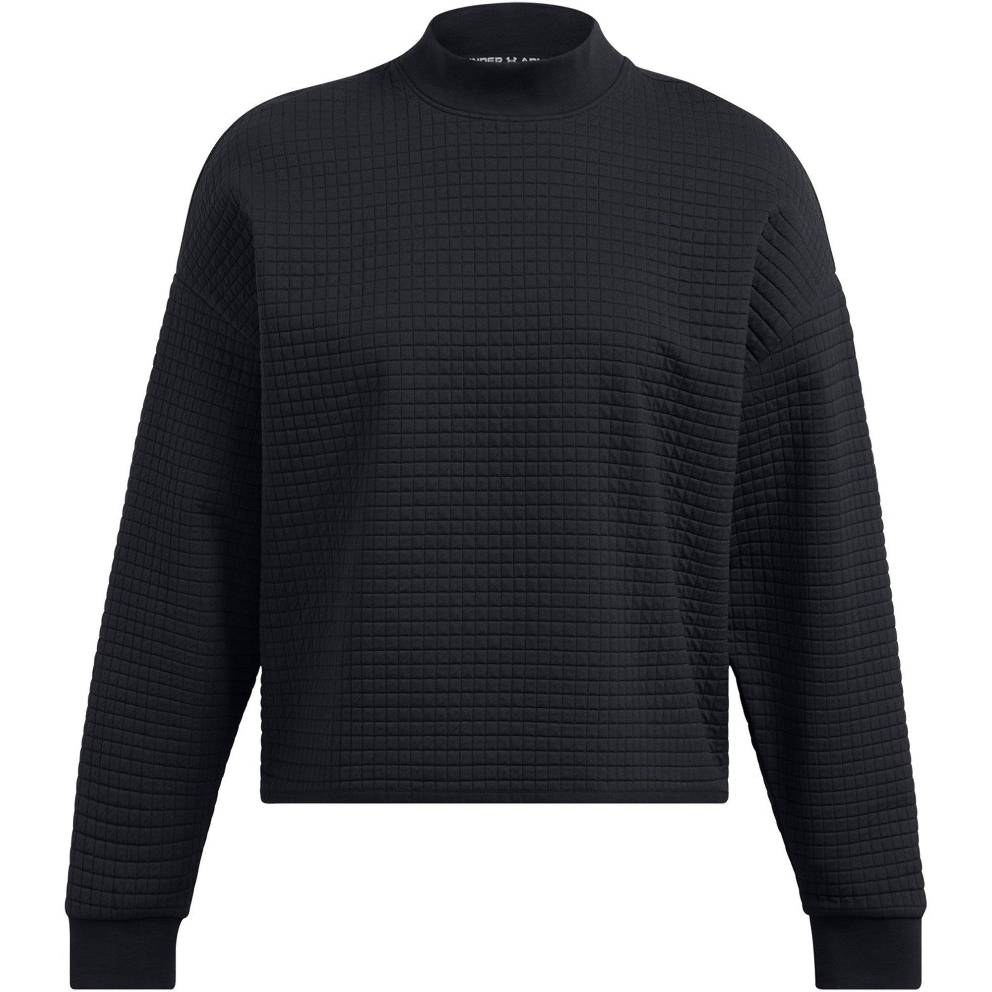 Under Armour Women's Unstoppable Crew Sweatshirt - Black - 8 (XS)