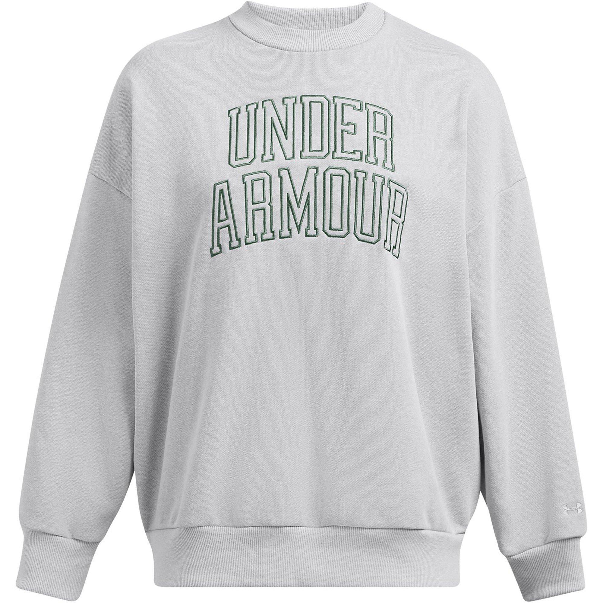 Under Armour Women's Icon Crew Sweatshirt - Grey - 8 (XS)