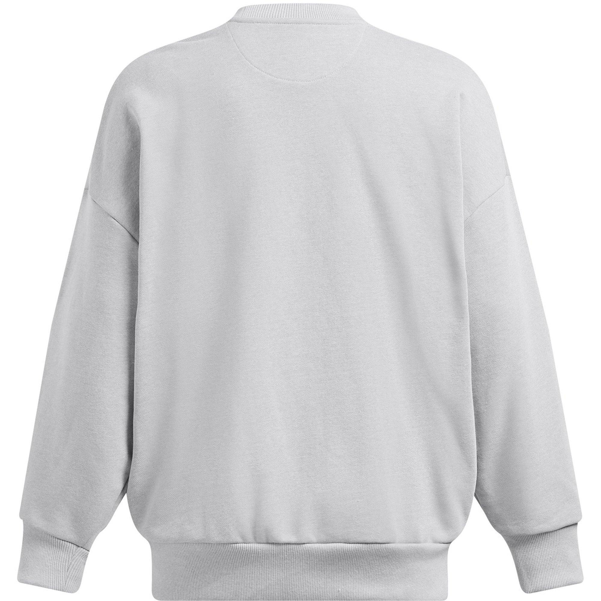 Grey - Under Armour - Women's Icon Crew Sweatshirt - 2