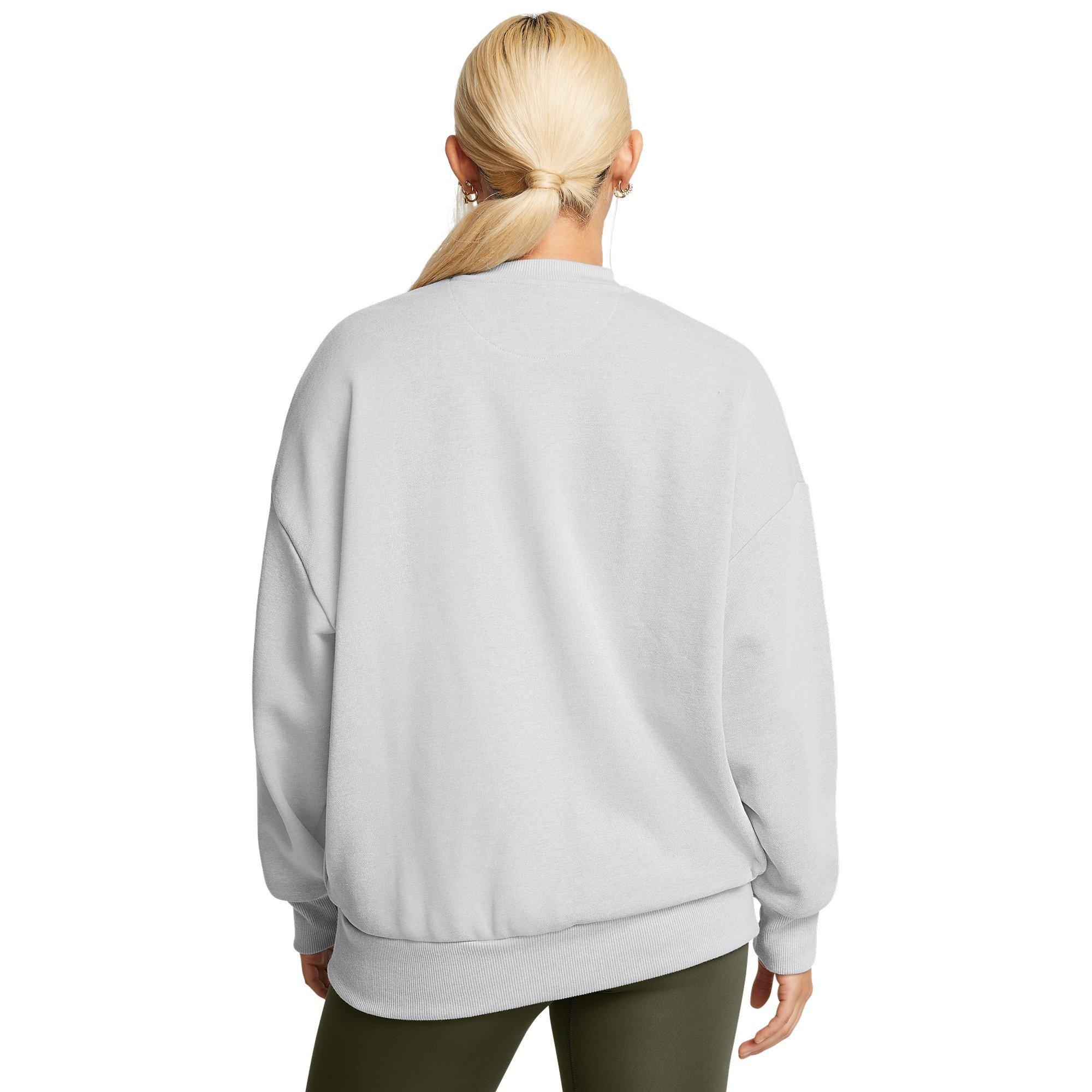 Grey - Under Armour - Women's Icon Crew Sweatshirt - 4