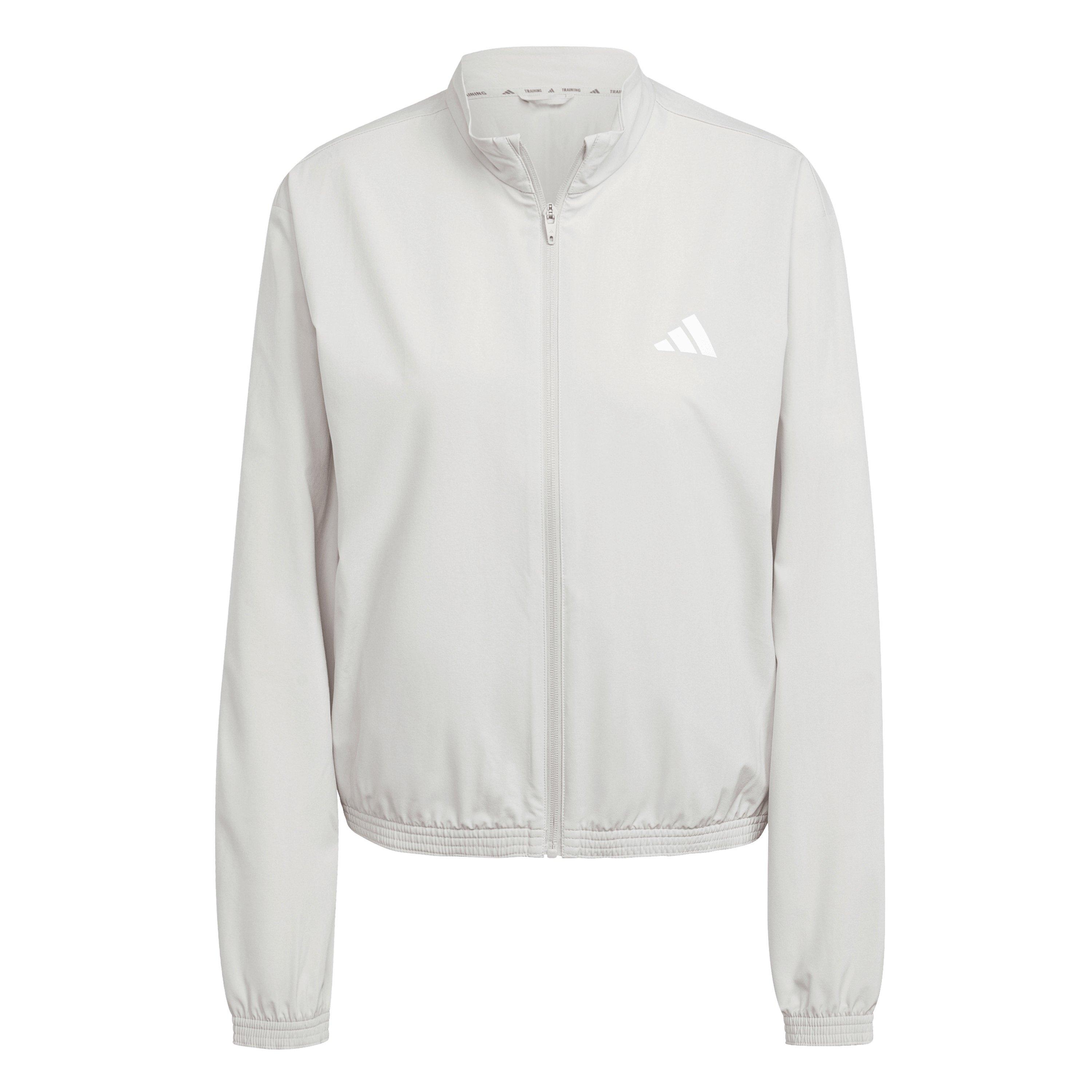 Alumina/White - adidas - We 3S Wvn Jkt Ld62 - 1