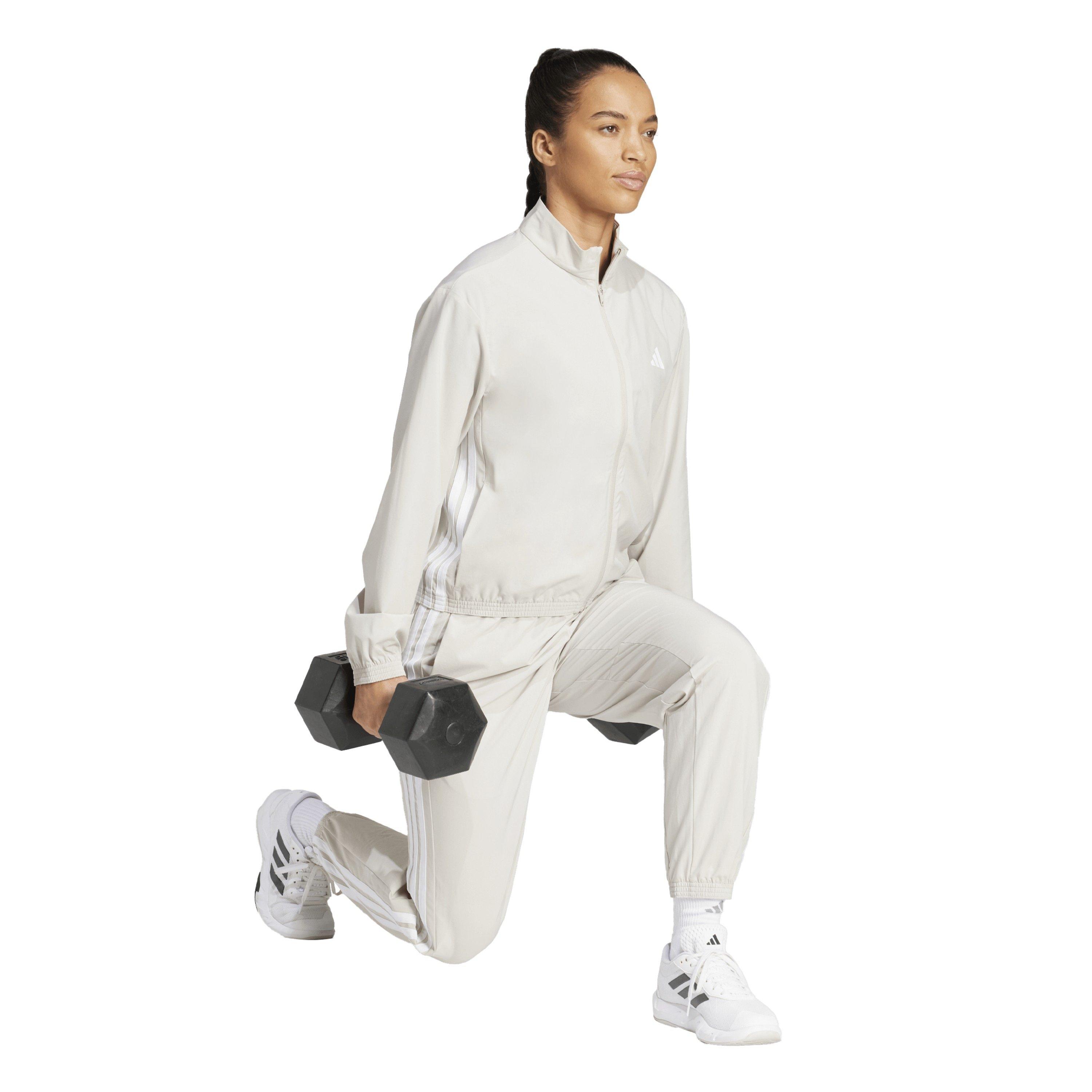 Alumina/White - adidas - We 3S Wvn Jkt Ld62 - 6