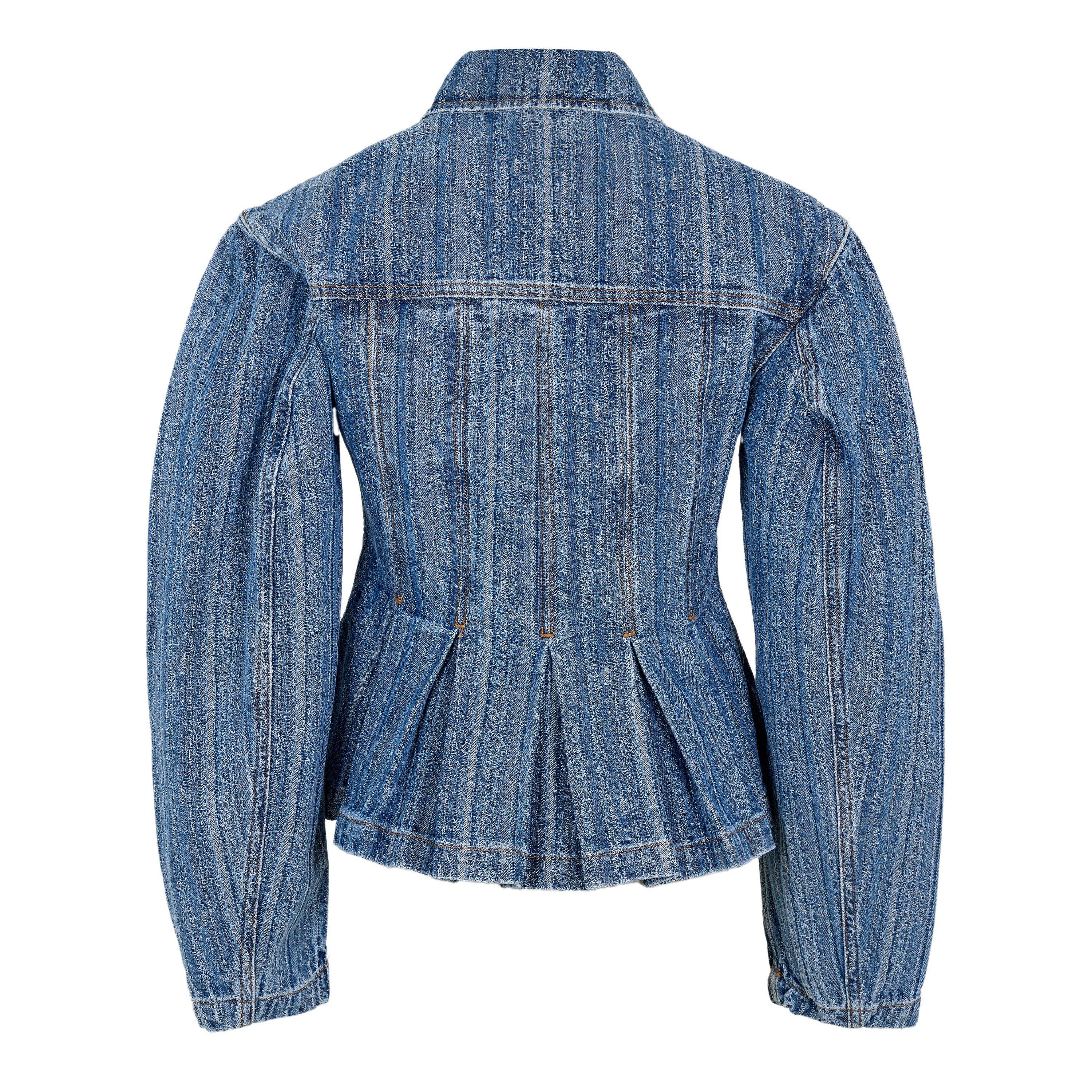 Mid Blue Stone - Ganni - Ganni Denim Fit Jckt Ld62 - 2