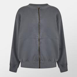 Missy Empire Bomber Jacket Sweatshirt