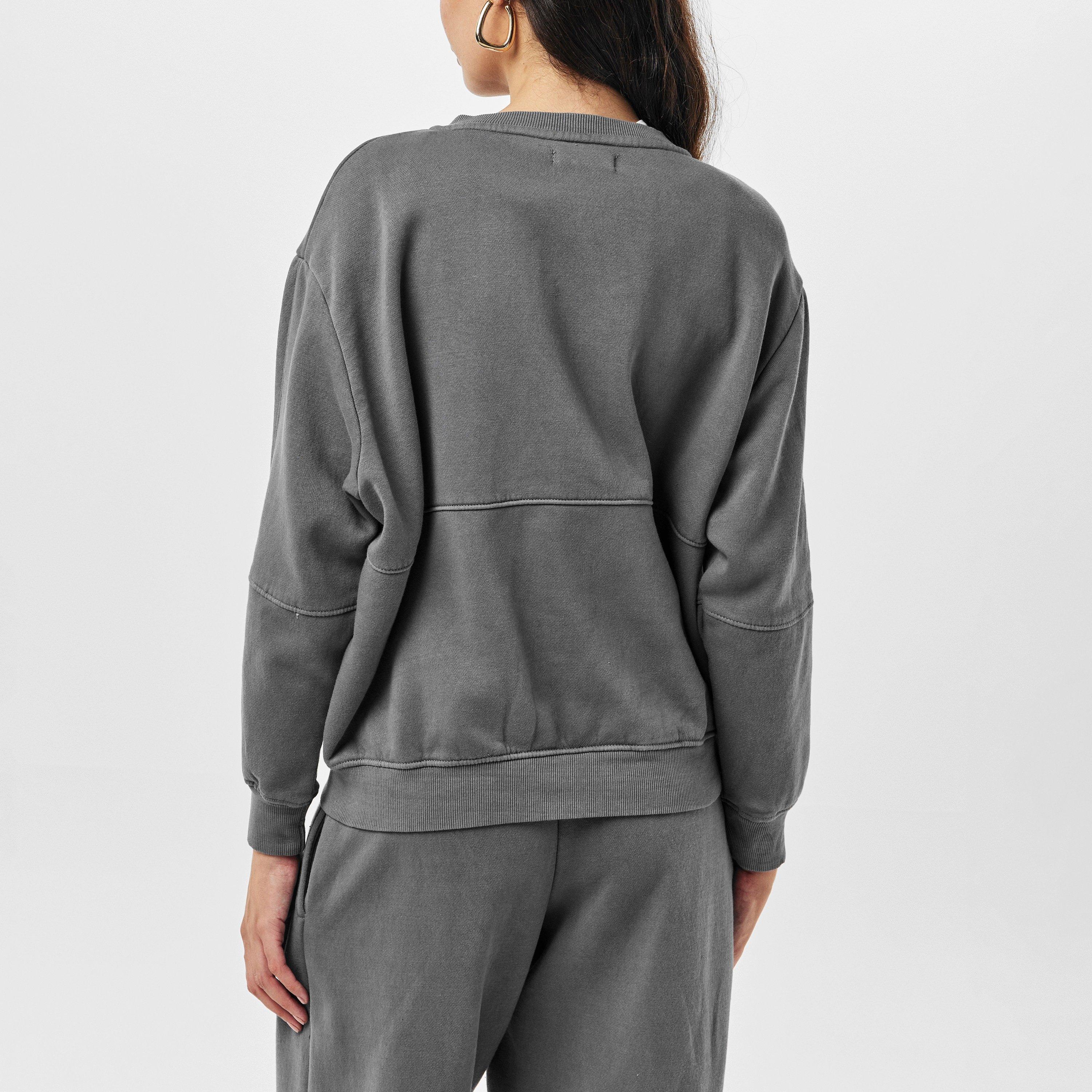 Carbon vegetal - Missy Empire - Bomber Jacket Sweatshirt Womens - 4