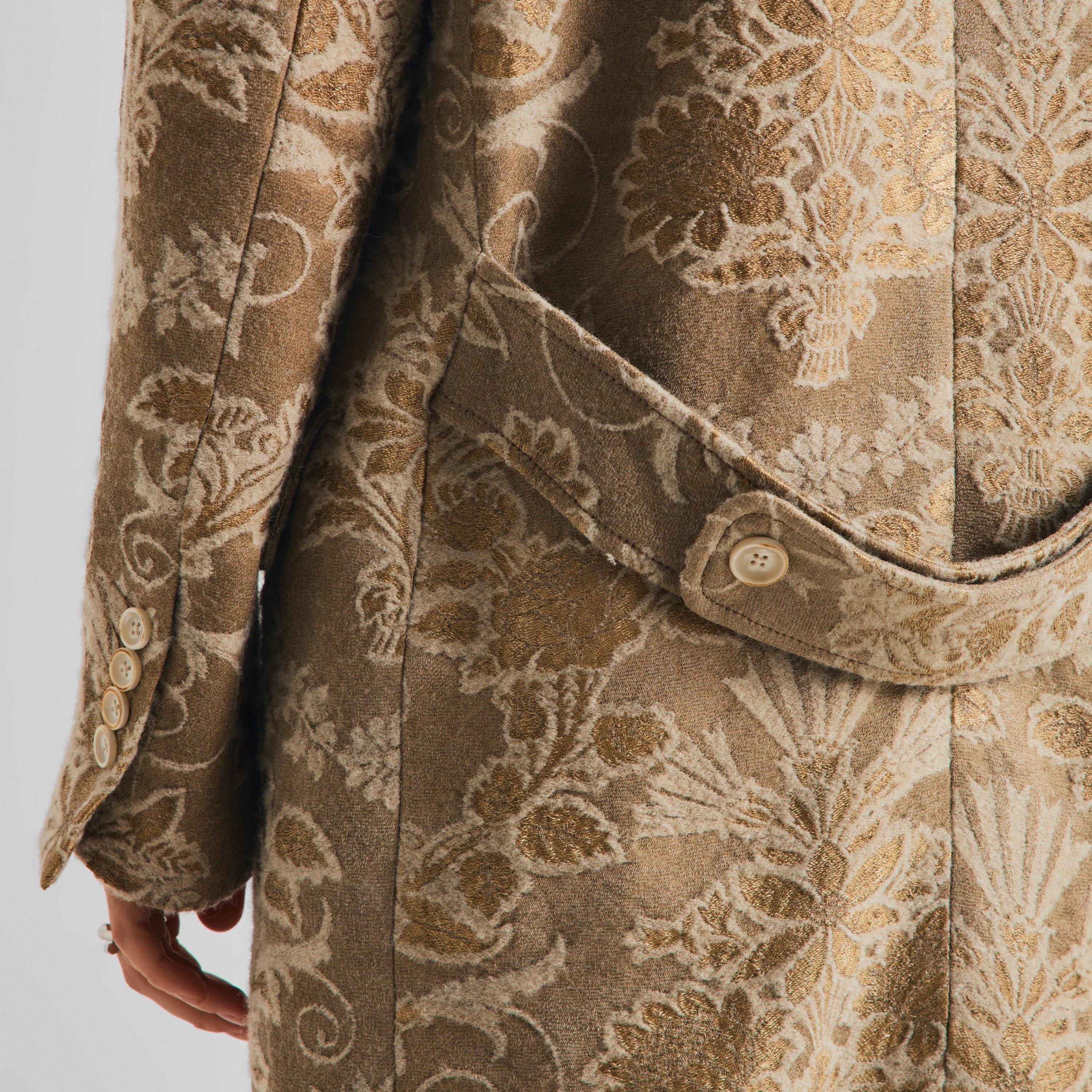 Tan - Uma Wang - Women's Camelot Wool Overcoat - 5