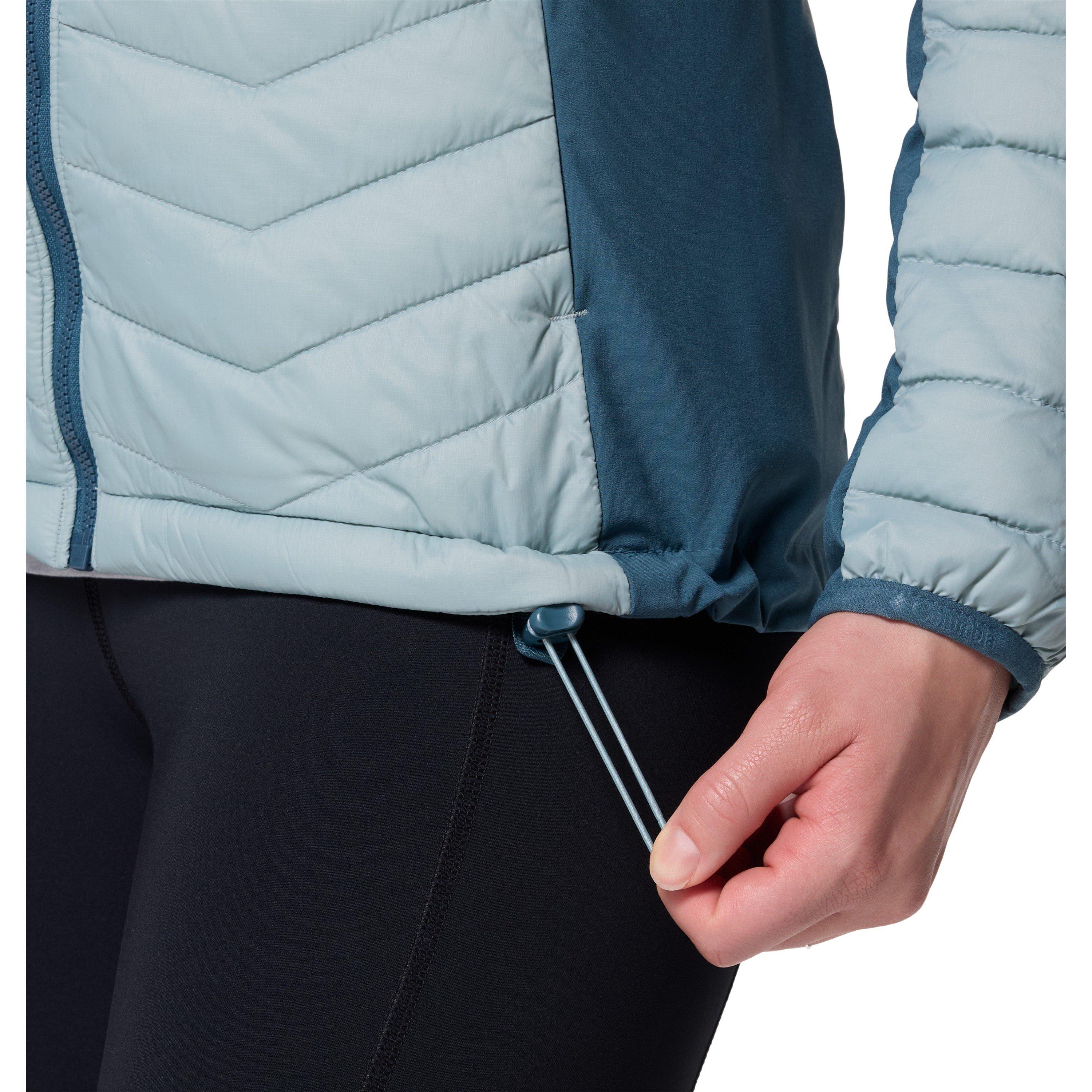 Crushed Blue - Columbia - Women's Powder Hybrid Jacket - 6