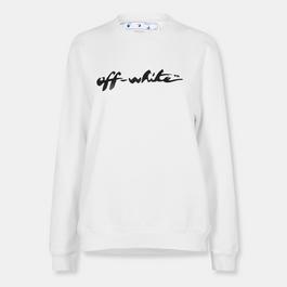 Off White Women's  Regular Crew Sweater