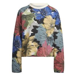 adidas Allover Print Sweatshirt Womens