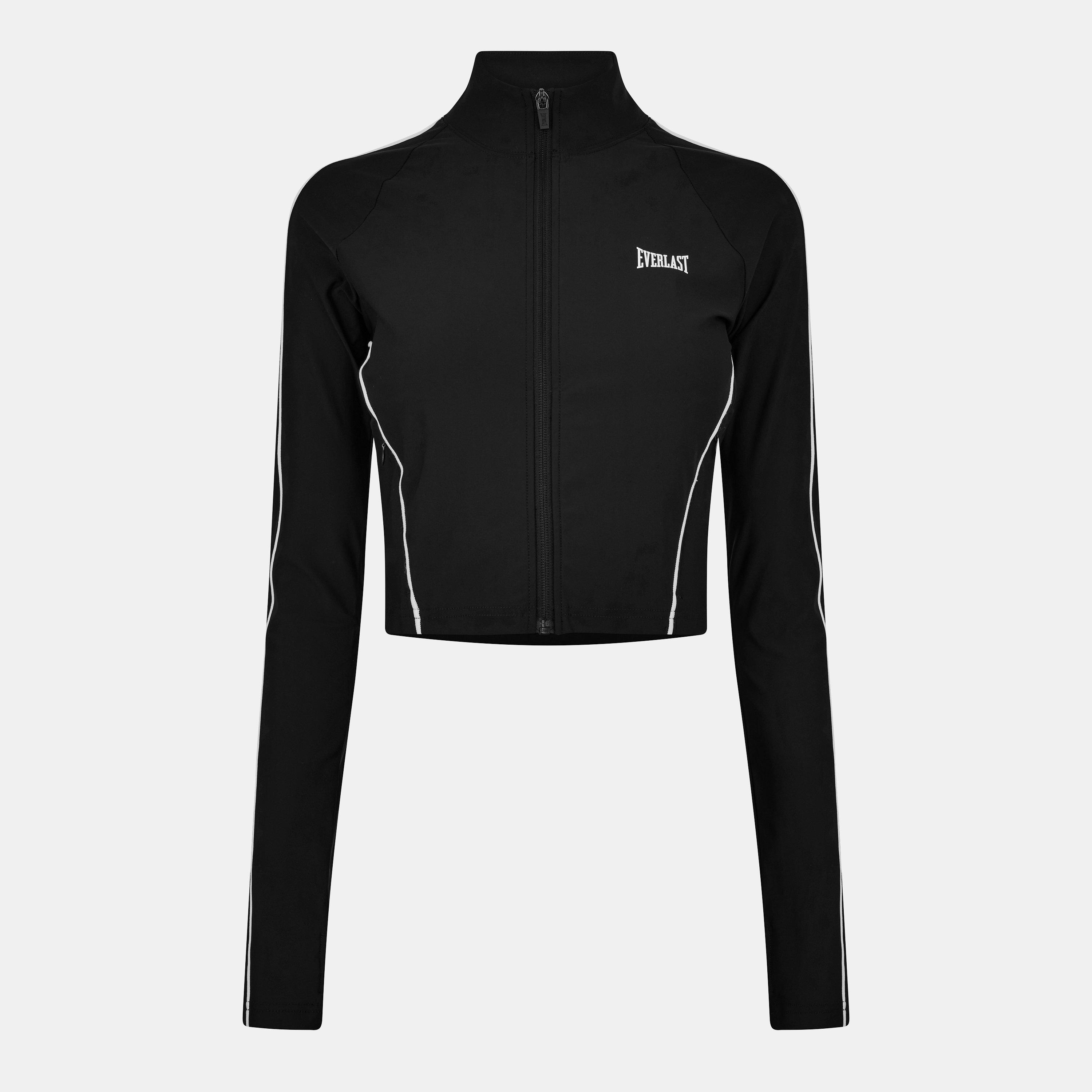 Black - Everlast - Stretch Woven Track Top Womens - 1