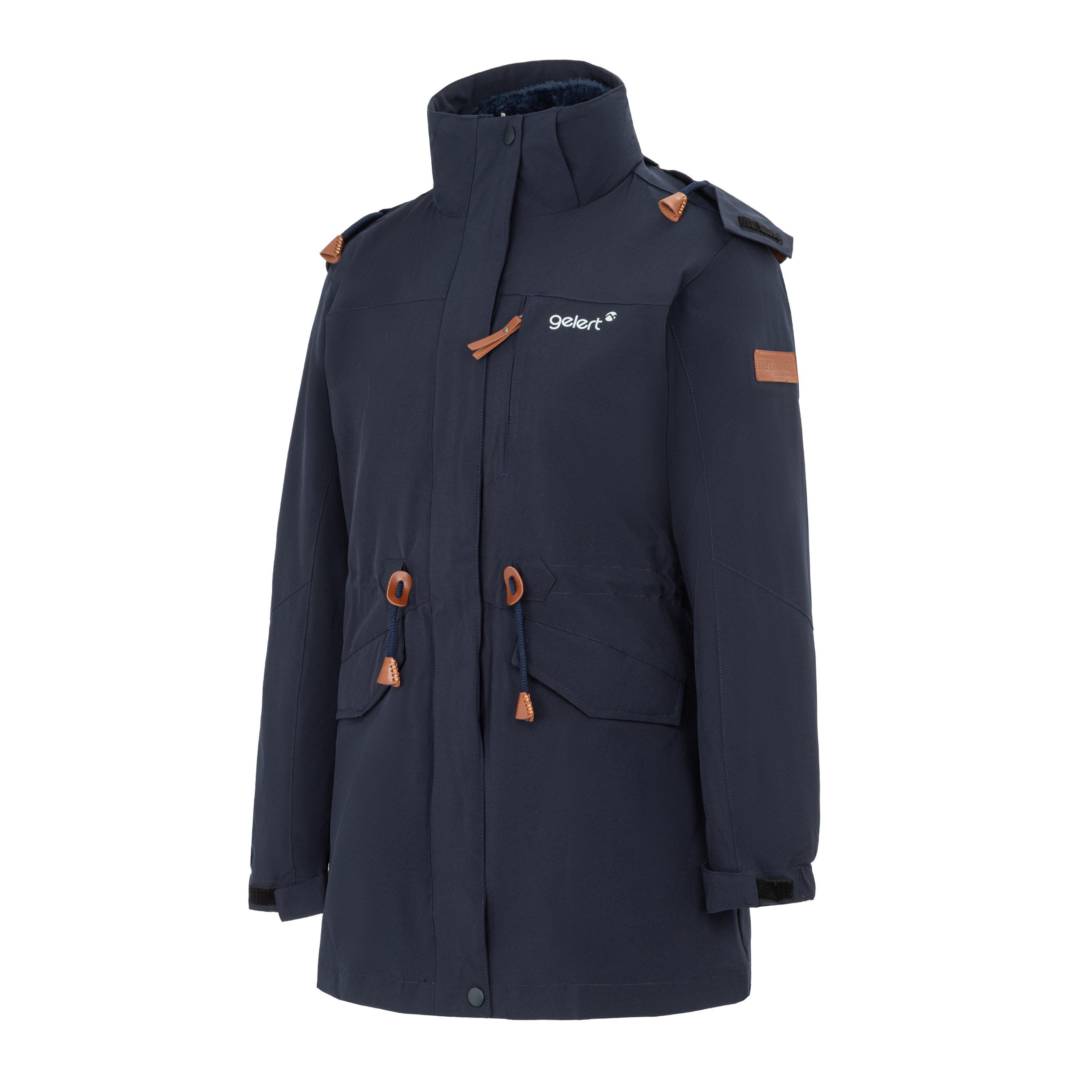 Blu navy - Gelert - Wind Resistant Fleece Lined Full Zip Long Sleeve Hoodie - 3