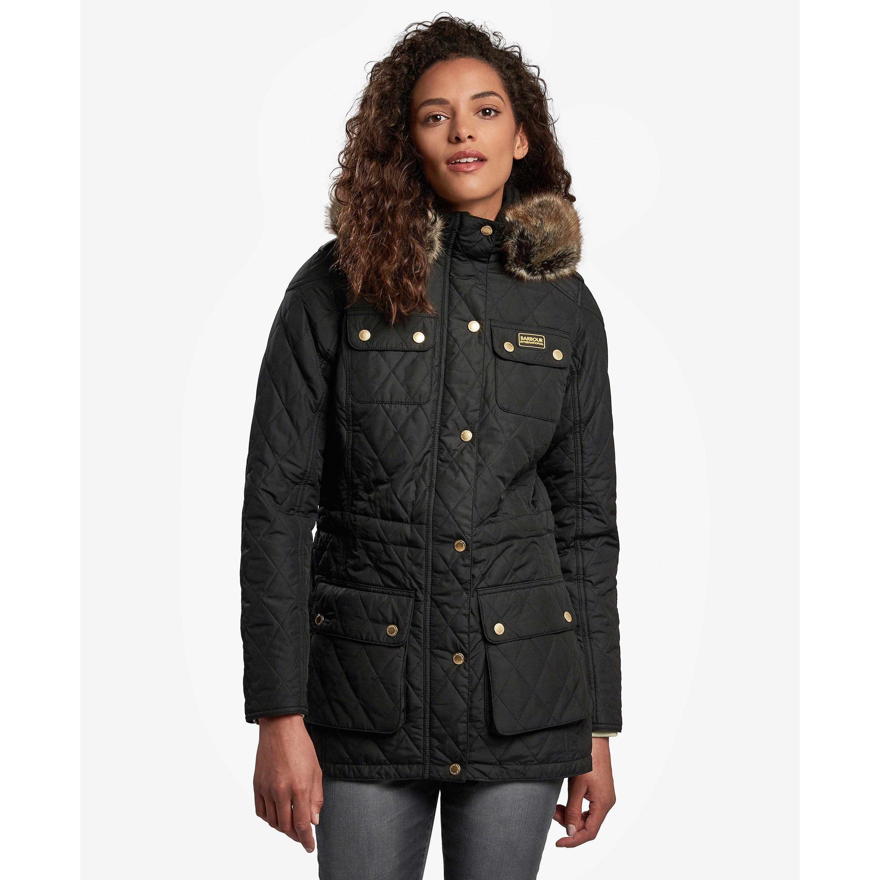 Barbour International Enduro キルトジャケット Barbour International | Women's Enduro Quilted Puffer Jacket