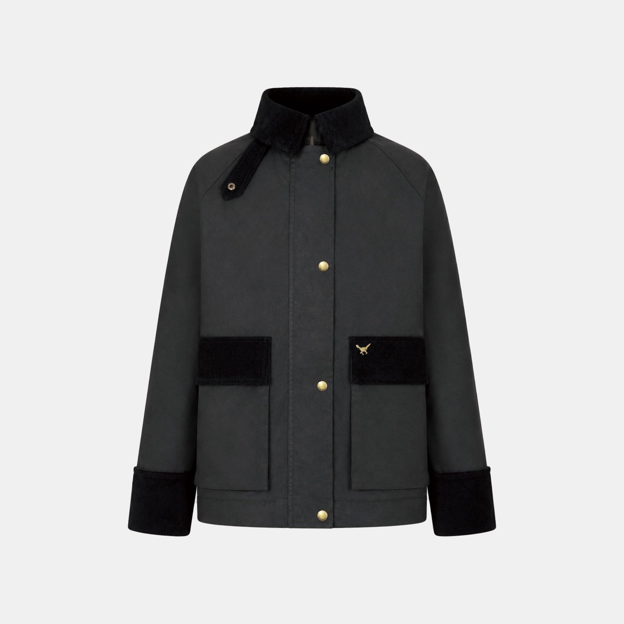 Dark Green - Jack Wills - JW Cord Barn Jkt Ld64 - 1