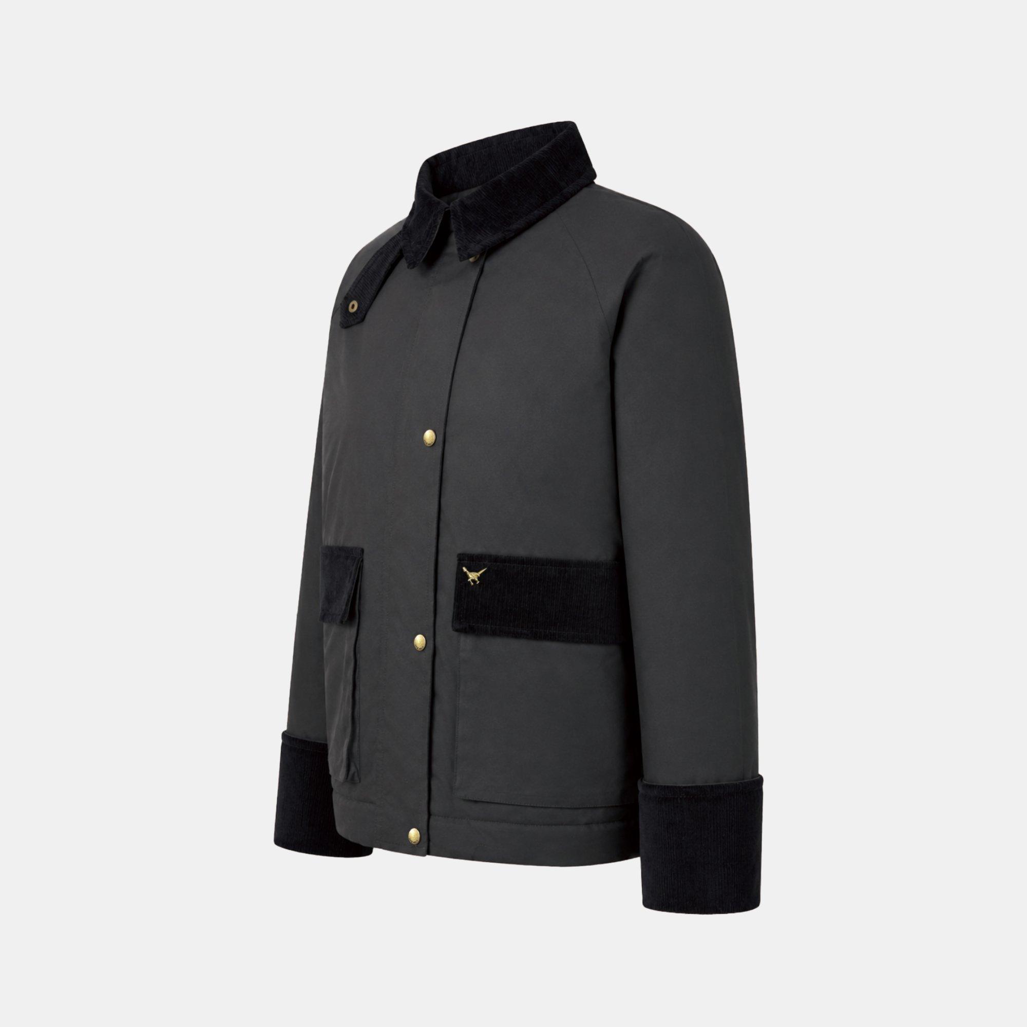 Dark Green - Jack Wills - JW Cord Barn Jkt Ld64 - 3