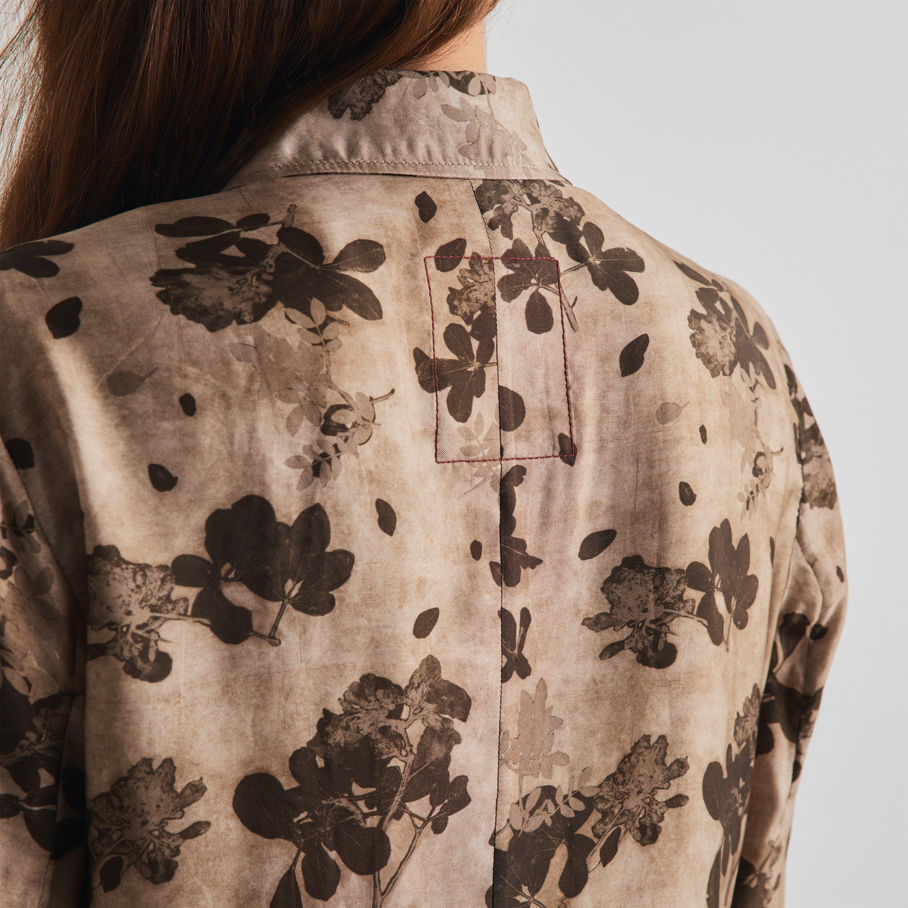 Tan/Brown - Uma Wang - Women's Khloe Viscose Overshirt - 5