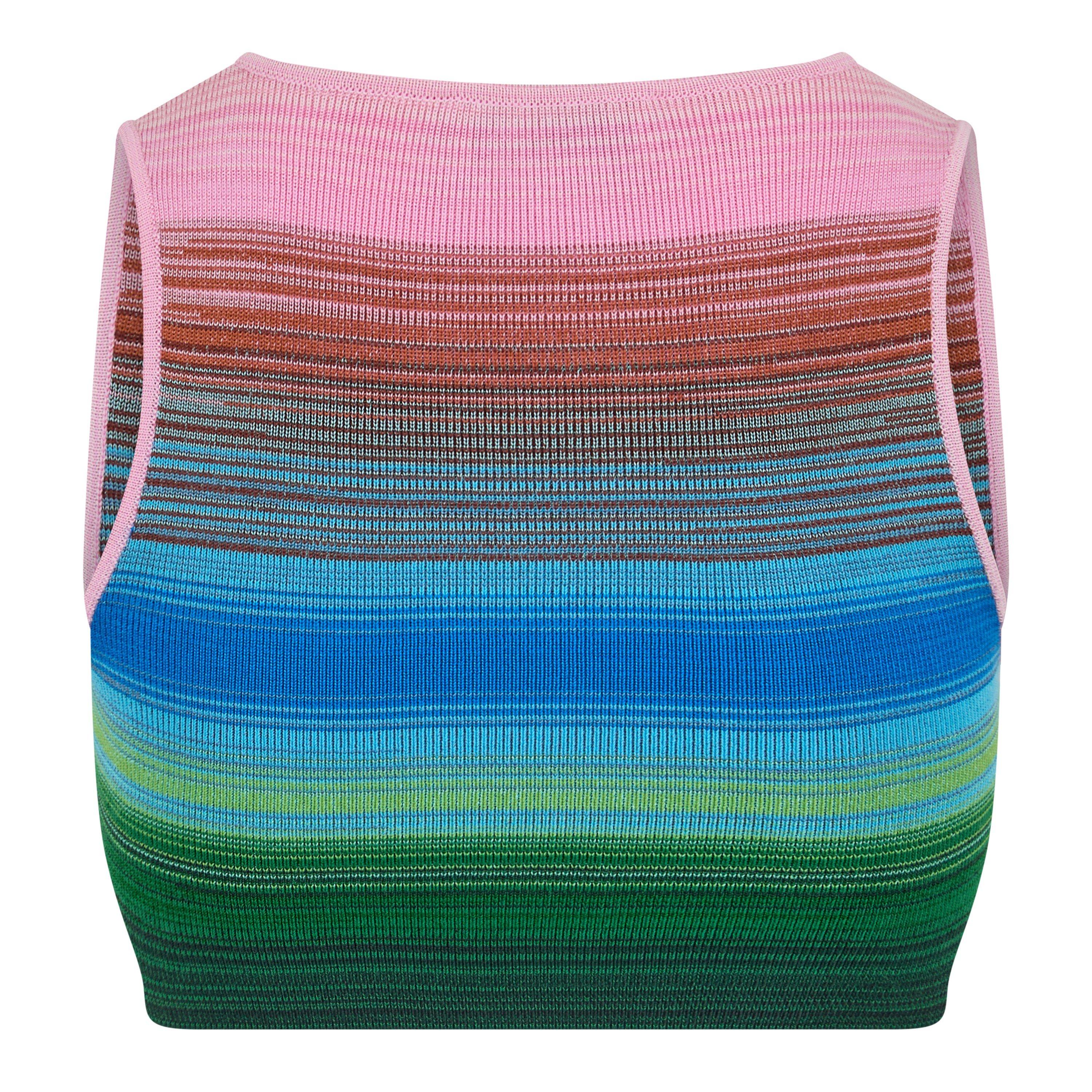 Pink Blue Green - Missoni - Women's Costina Knitted Top - 2