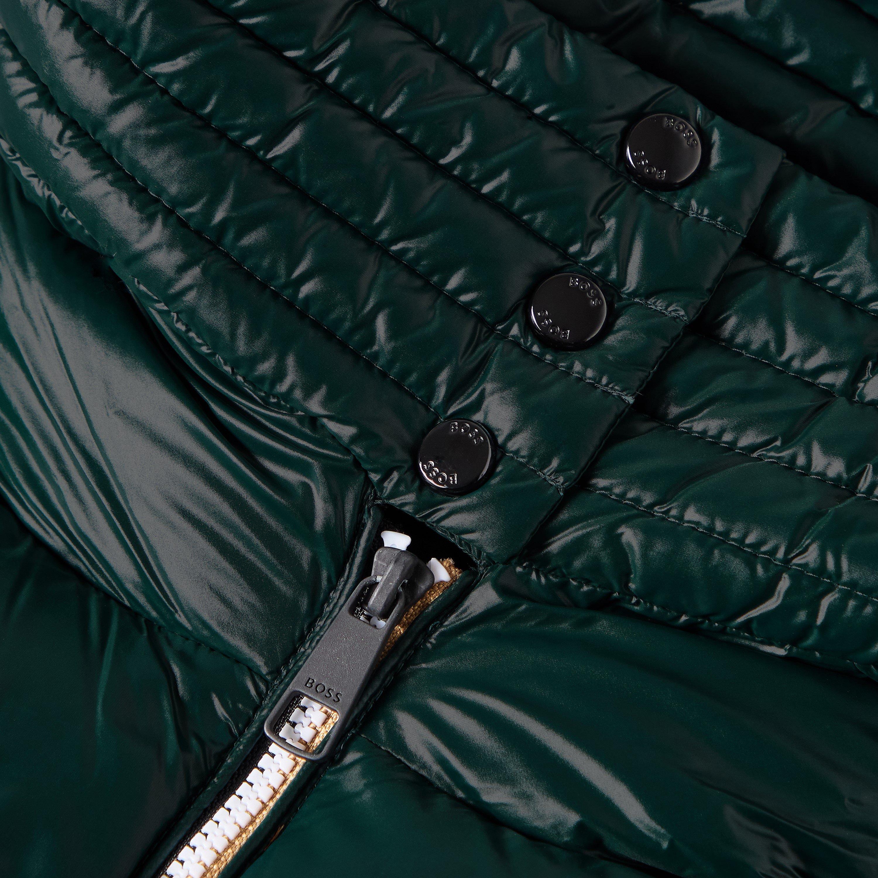 Dark Green - Boss - Women's Formal Coat - 3