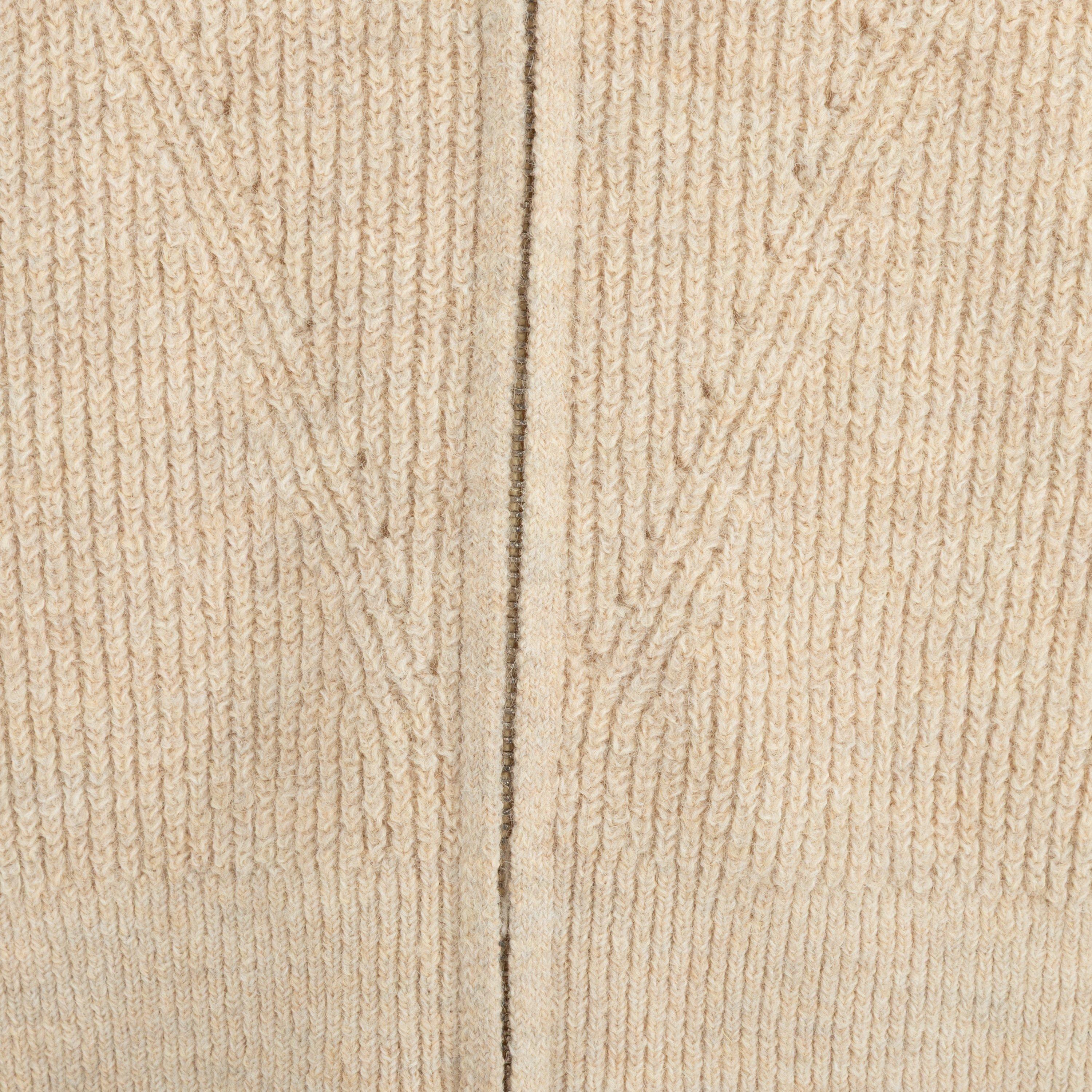 Cream - Miso - Knit Zip up Cardigan Women - 4