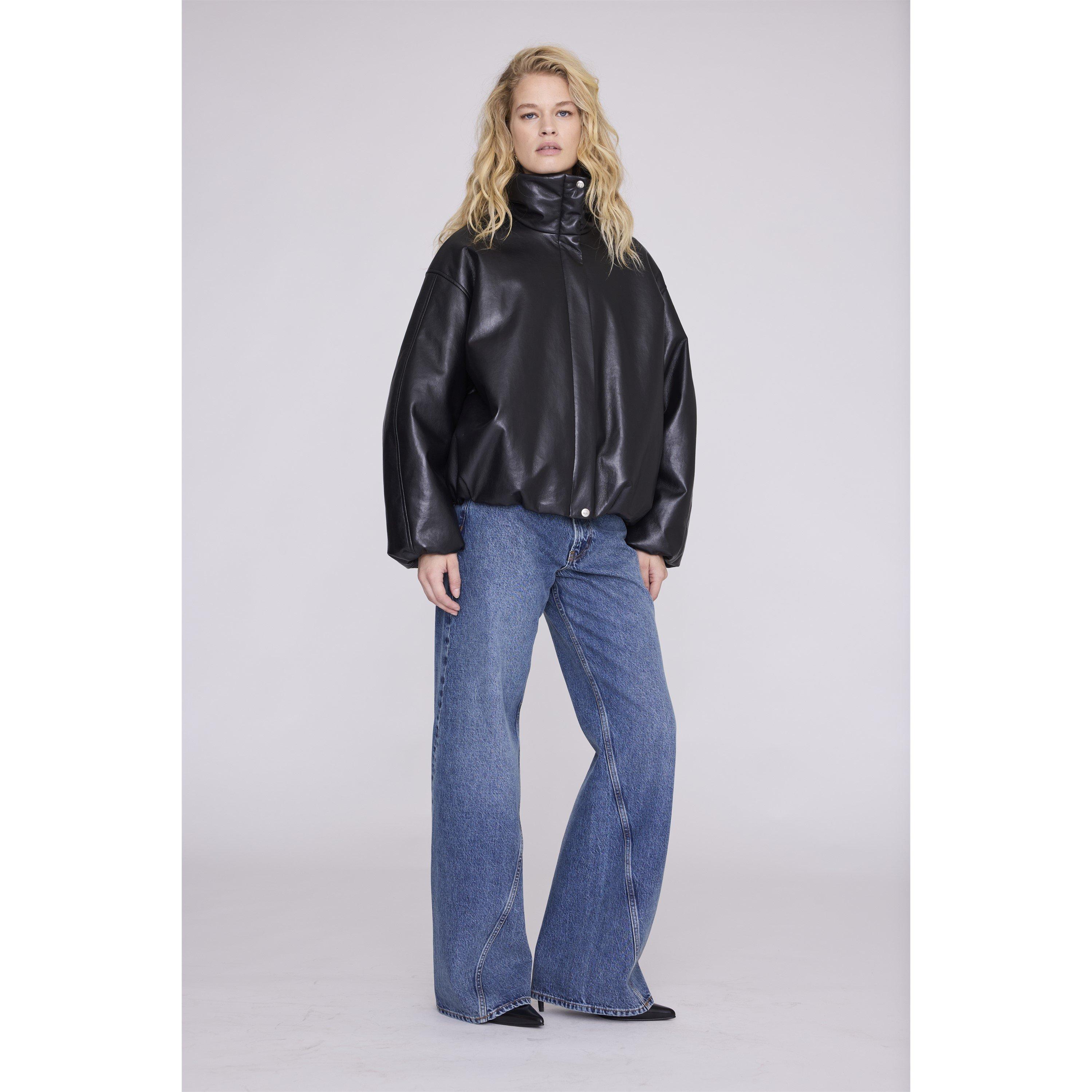 Anine Bing | Women's Cyrus Oversized-Fit Bomber Jacket | Cruise Fashion