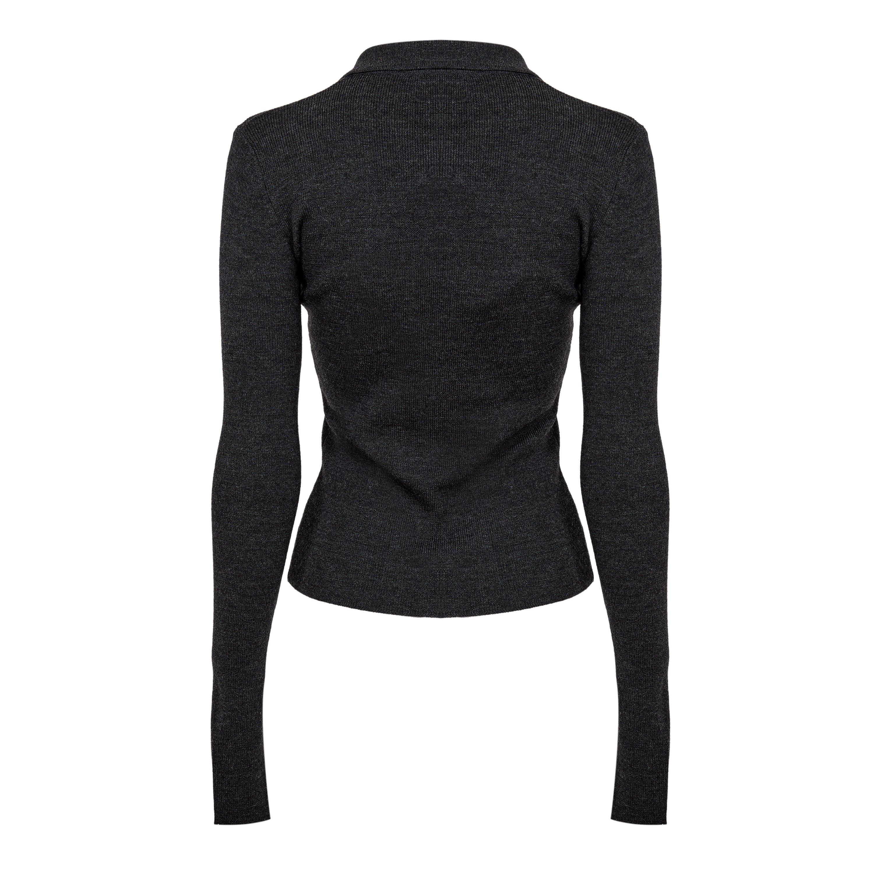 Phantom - Ganni - Ganni Merino Polo Ld05 - 2