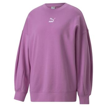 Puma Classics Oversized Crewneck Womens Sweatshirt