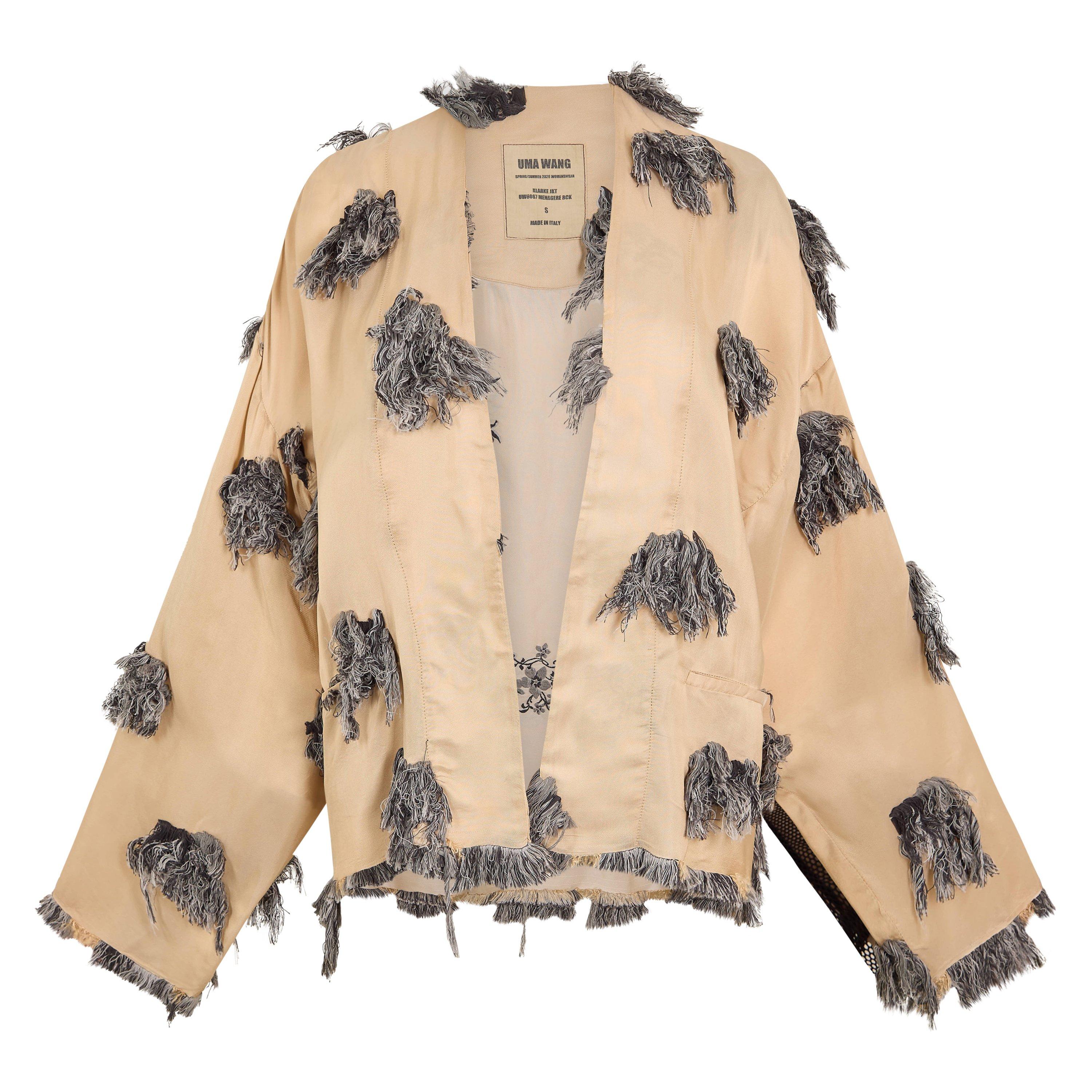 Off White/Grey - Uma Wang - Women's Klarke Overshirt - 1