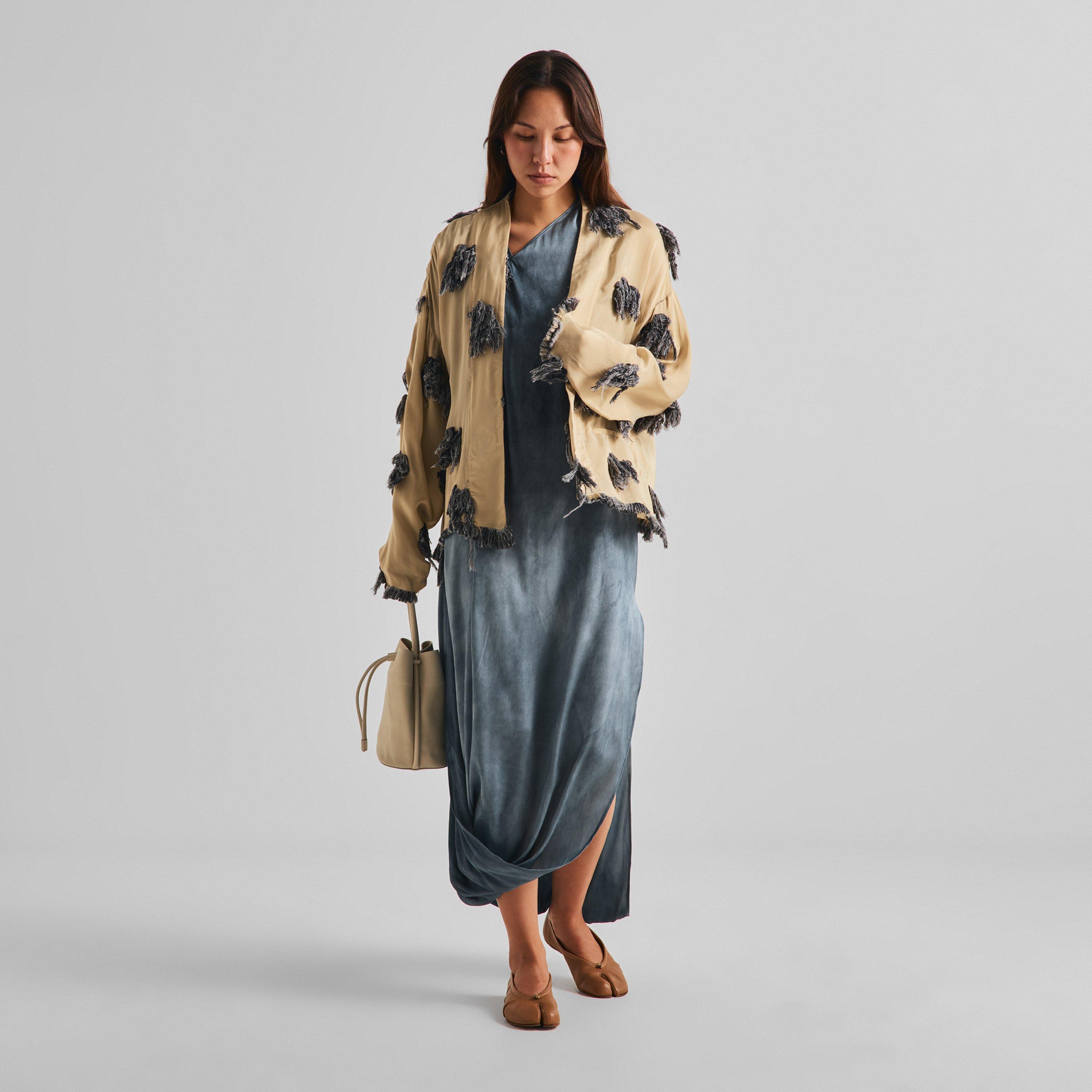 Off White/Grey - Uma Wang - Women's Klarke Overshirt - 6
