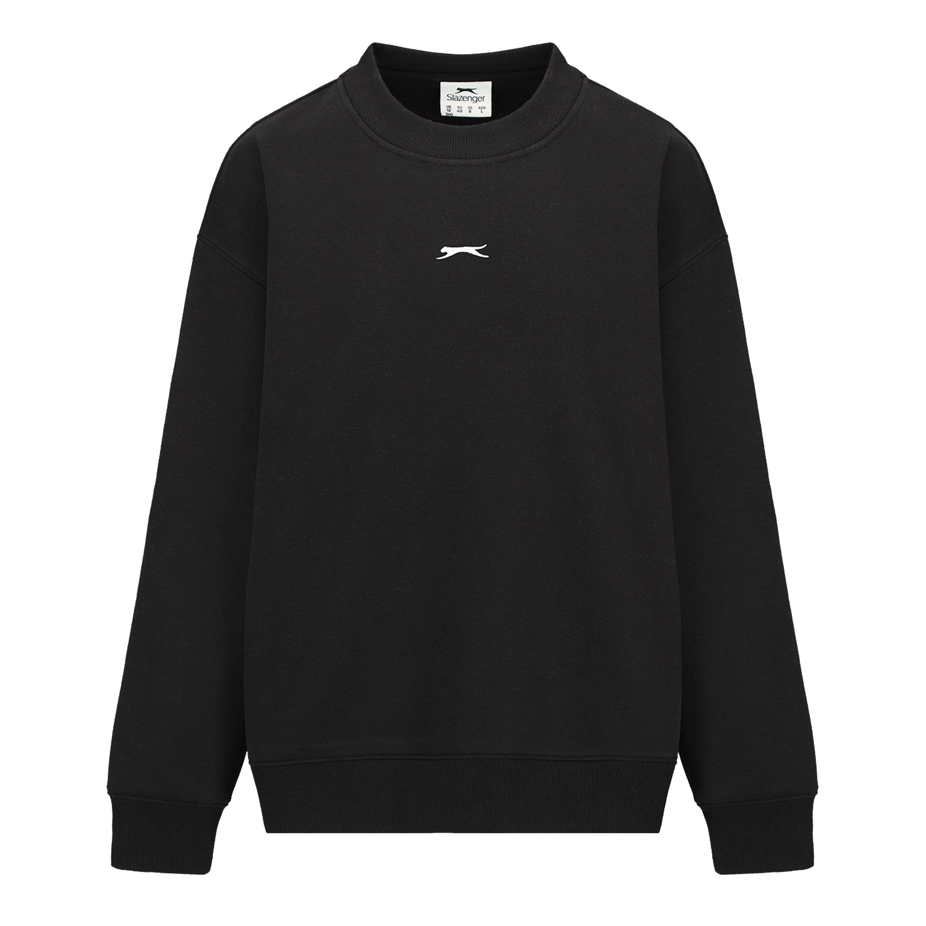 Black - Slazenger - Crew Jumper Womens - 1