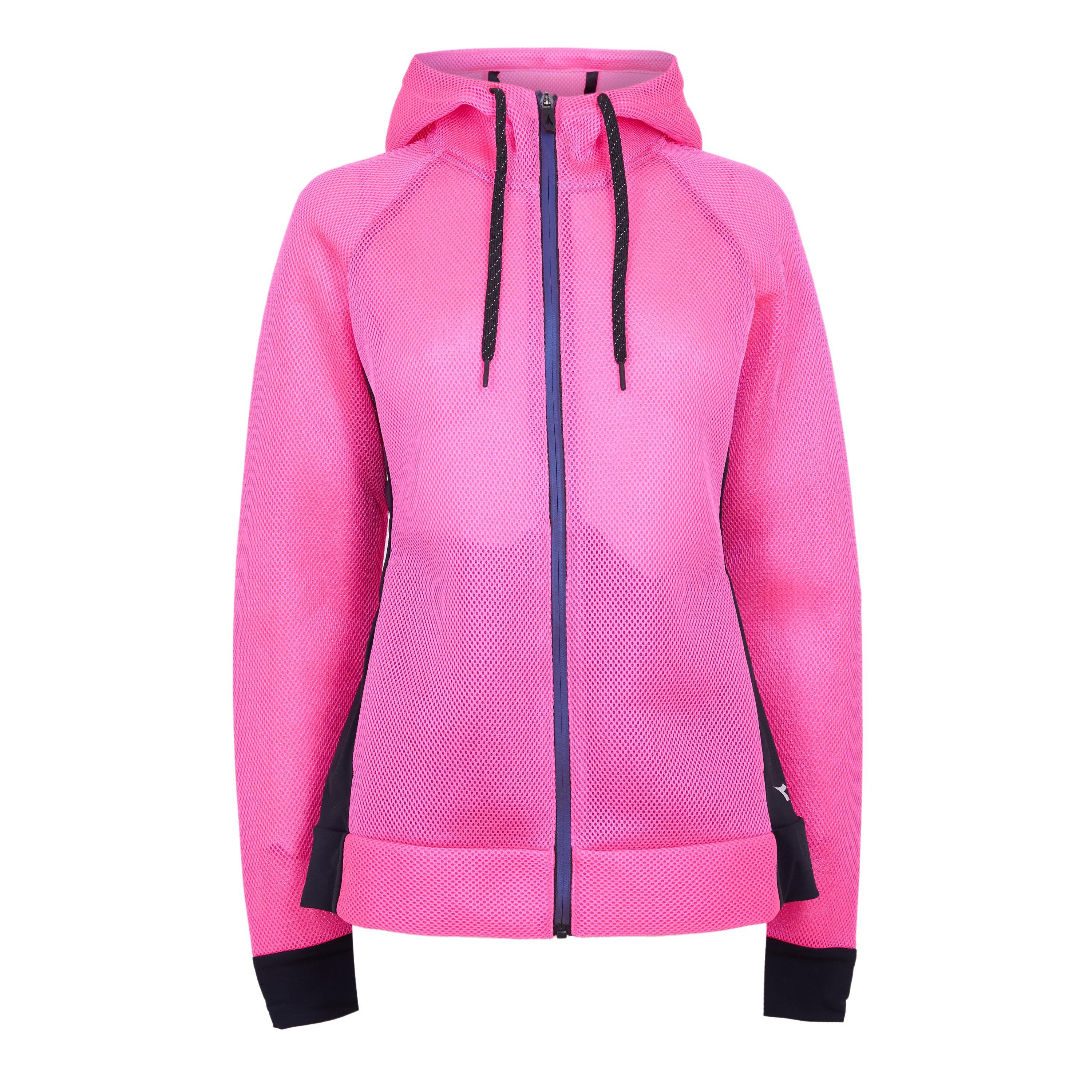 Dark Pink - Diadora - Women's L. Sweat Fluo Performance Training Jacket - 1