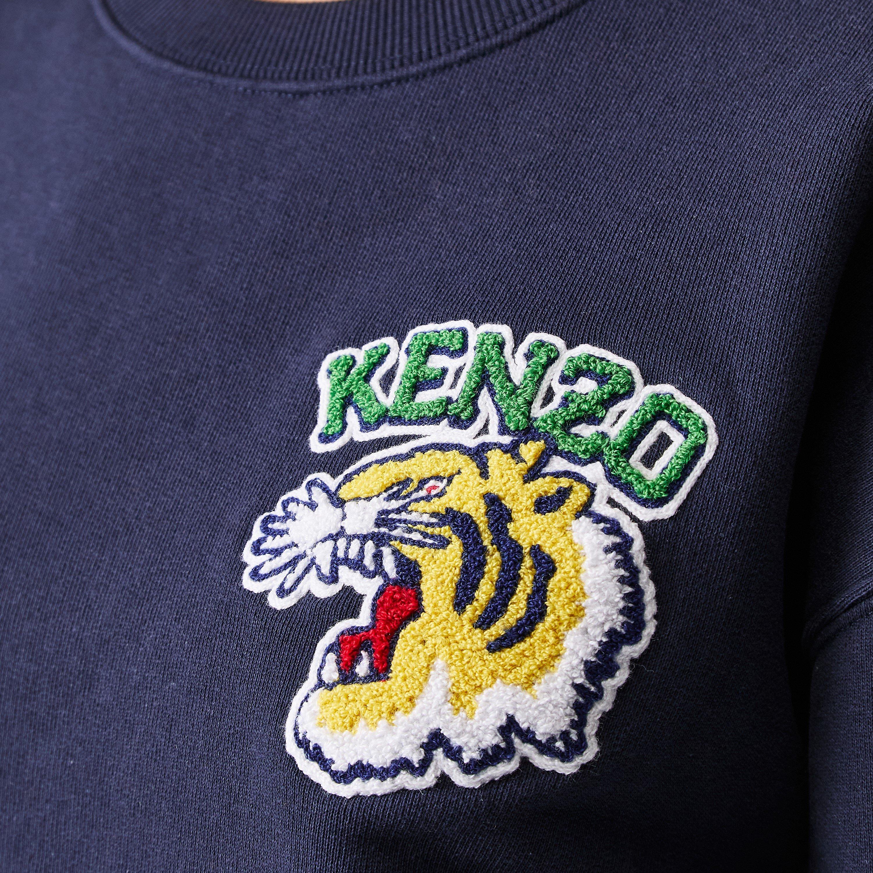 Blue - Kenzo - Women's Varsity Sweatshirt - 5