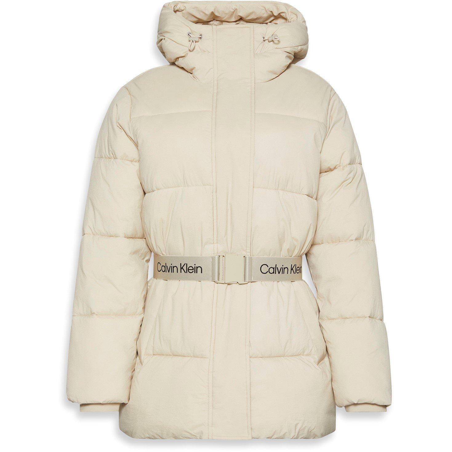 Island Fossil - Calvin Klein Jeans - Women's Belted Medium Puffer Jacket - 1