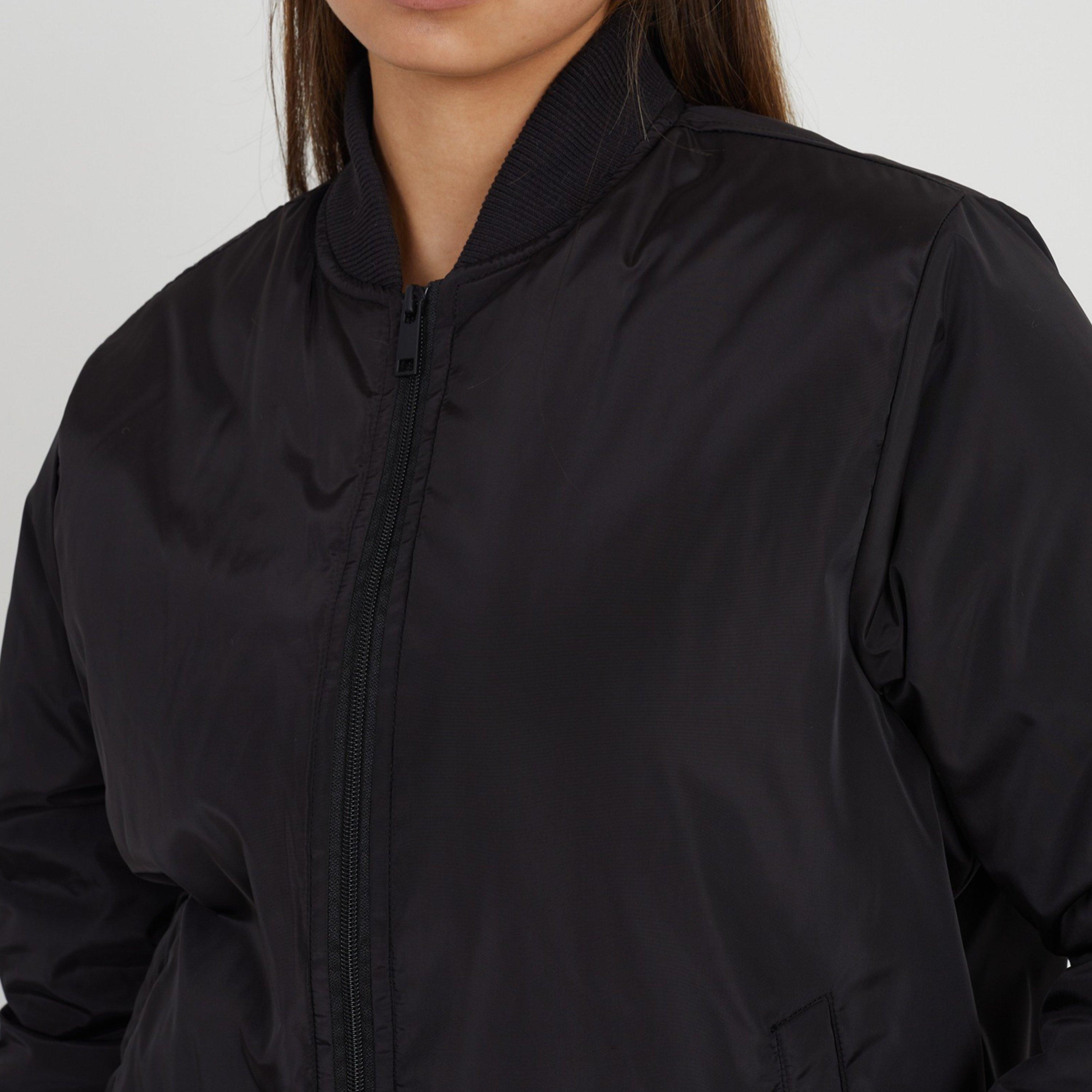 Crna - Brave Soul - Brave Soul Ladies Black Brazil Bomber Jacket - 3