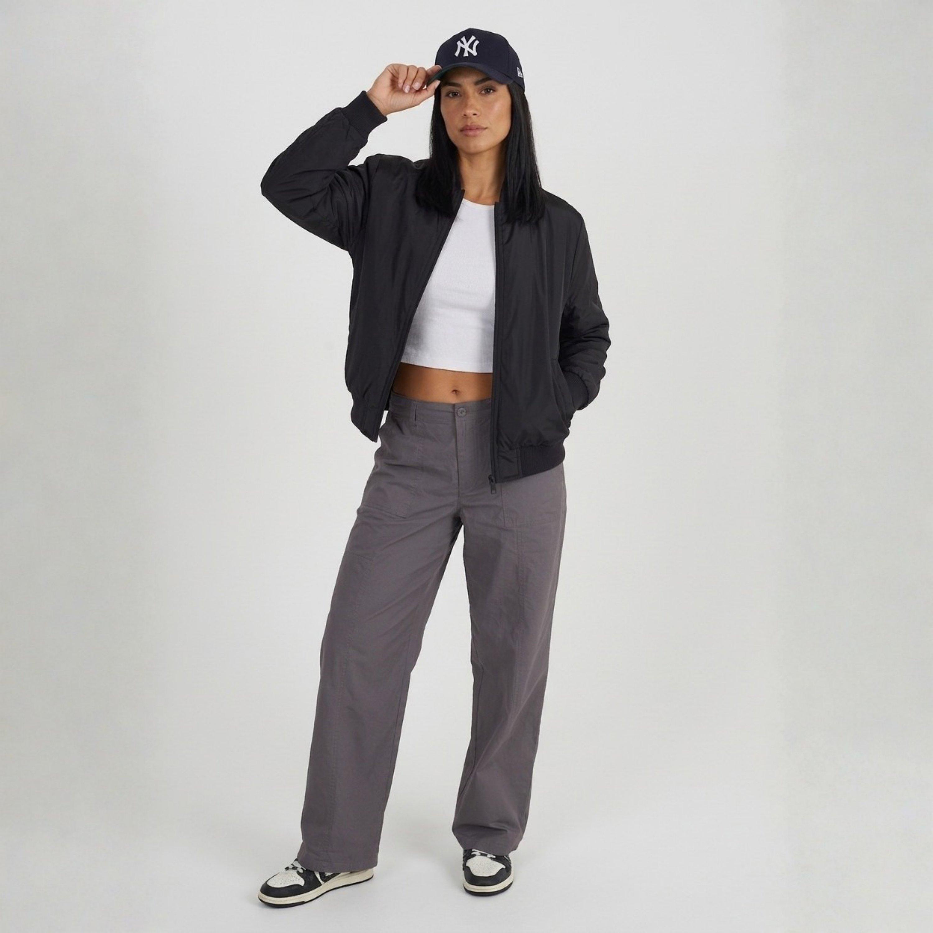Crna - Brave Soul - Brave Soul Ladies Black Brazil Bomber Jacket - 4