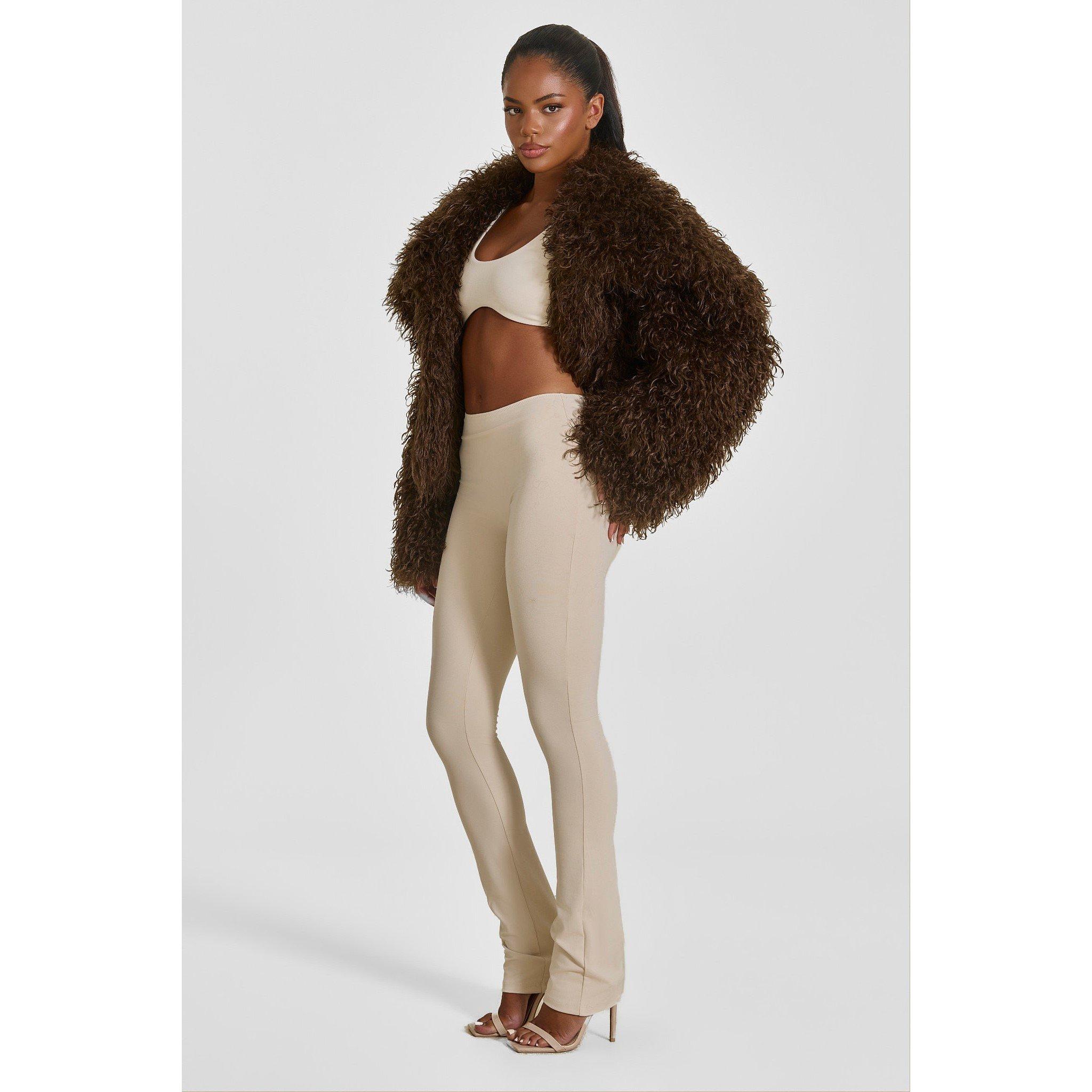Chocolate - Mars The Label - MTL Mongolian Fur Jk Ld64 - 2