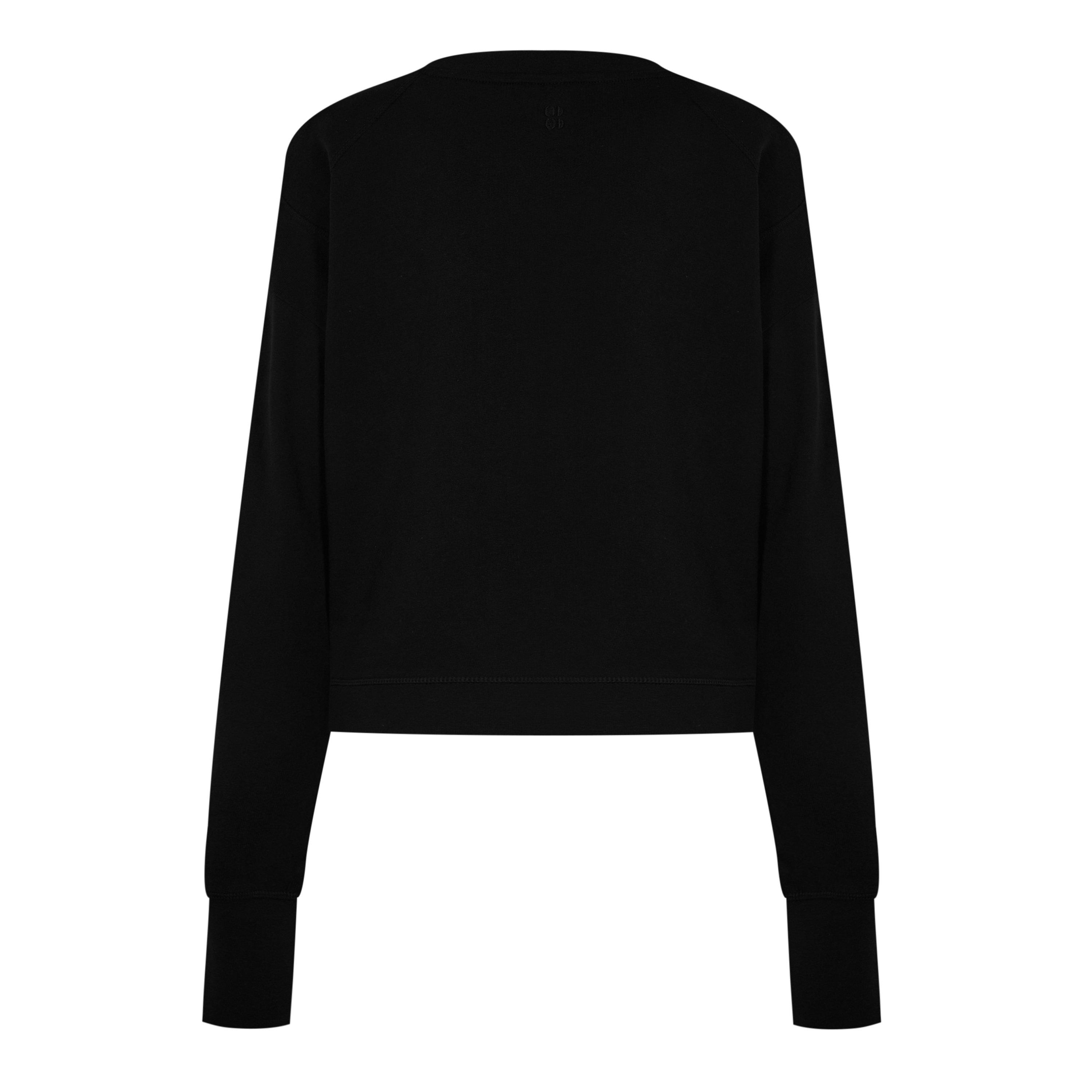 Black - Sweaty Betty - Cropped Sweatshirt - 7