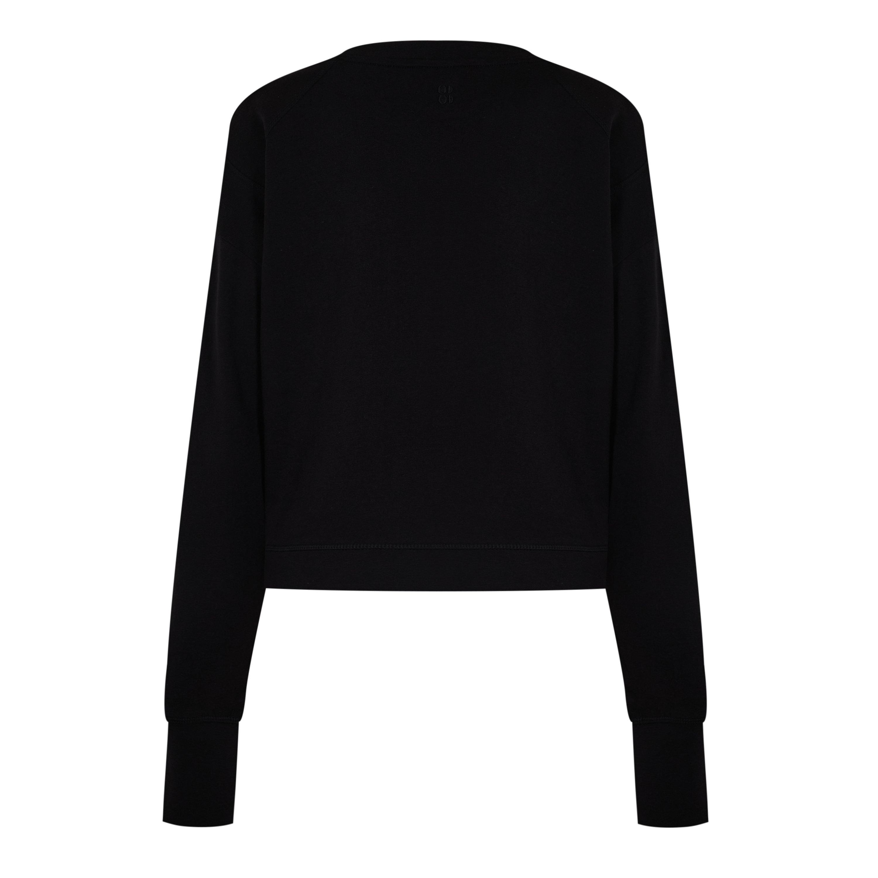 Black - Sweaty Betty - Cropped Sweatshirt - 5