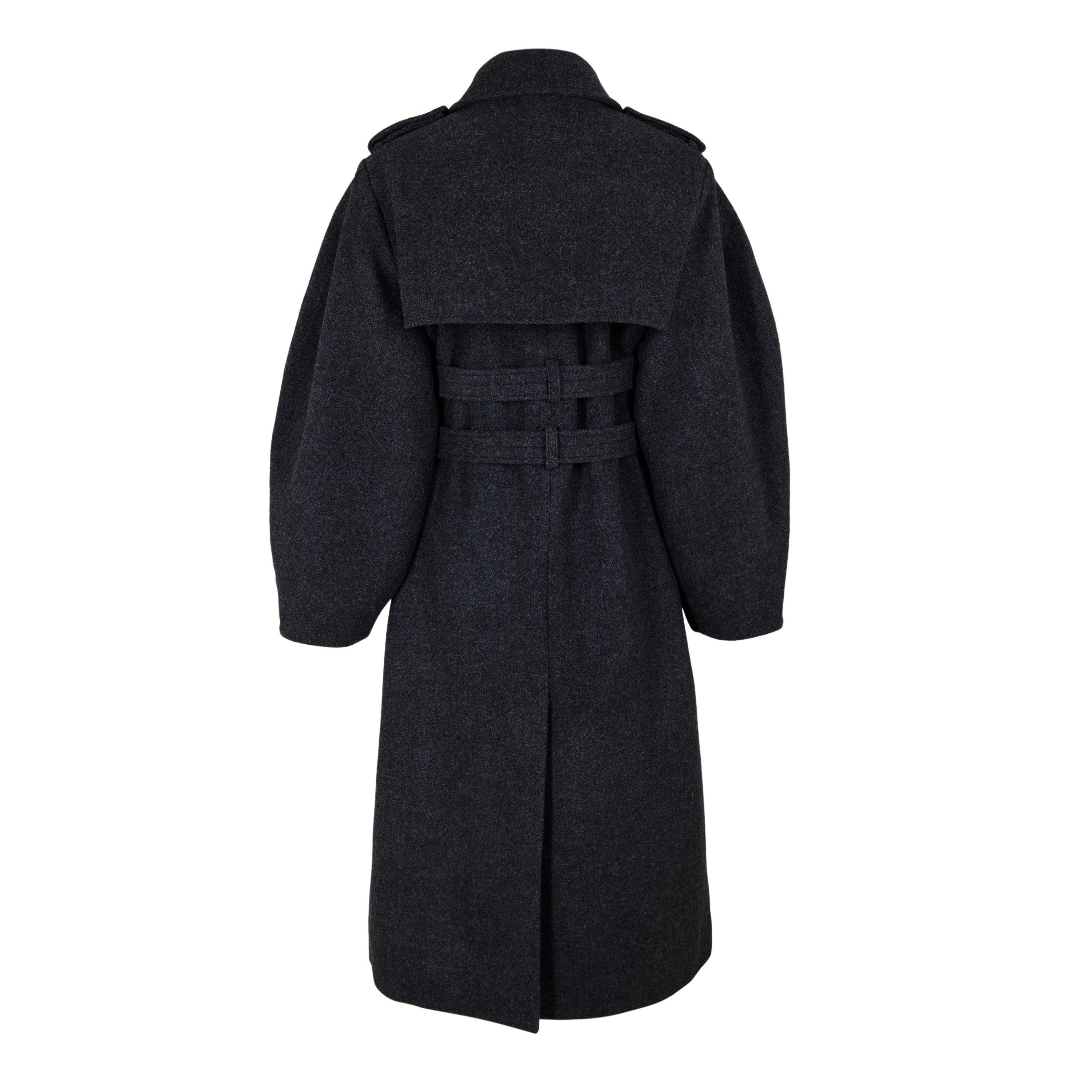 Phantom - Ganni - Ganni Wool Trench Ld61 - 2