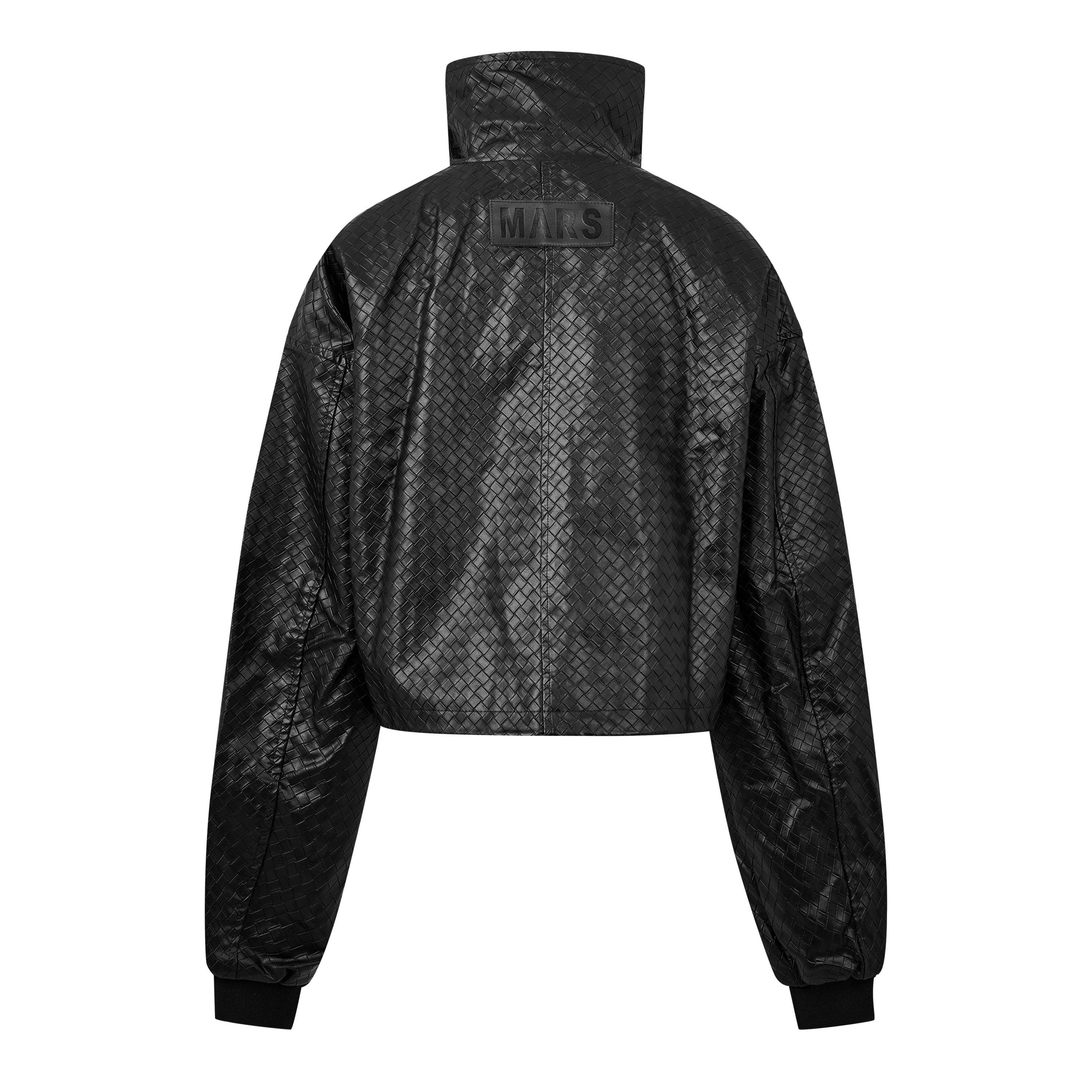 Black - Mars The Label - Women's Faye Funnel-Neck Fleece Teddy Coat - 2